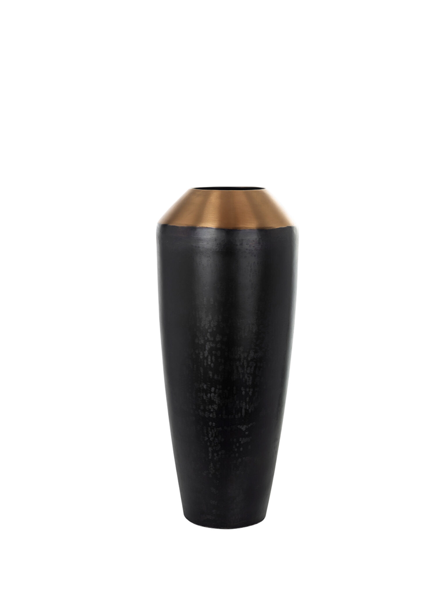 Danito Siyah Metal Vazo 21x48 cm