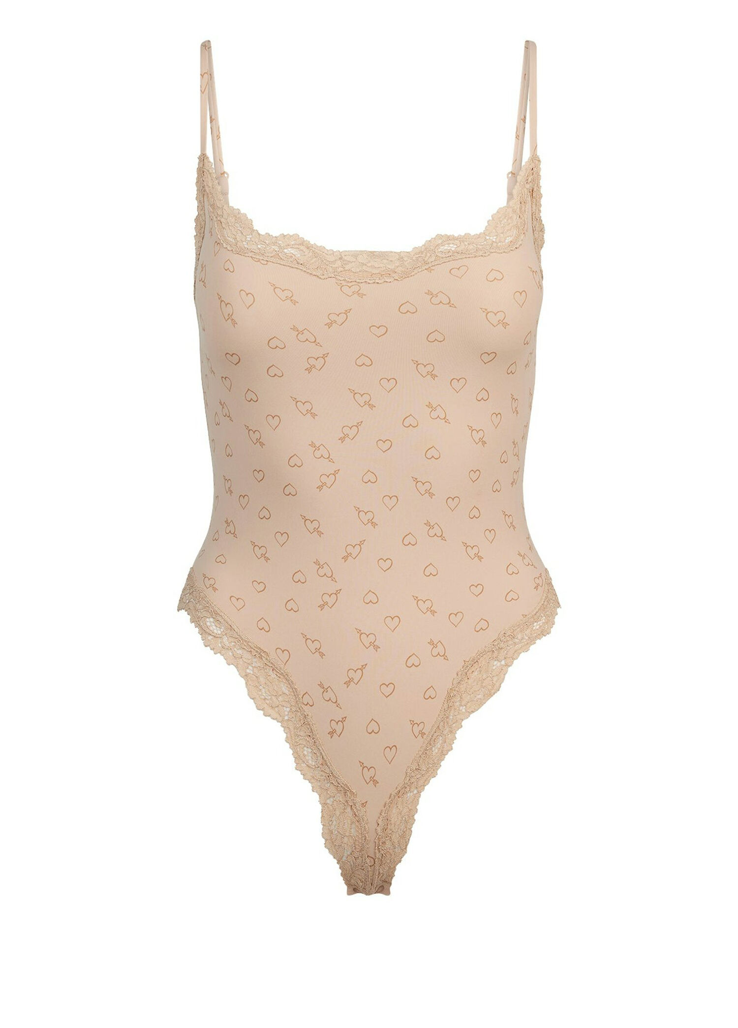 Cami Açık Kahverengi Bodysuit