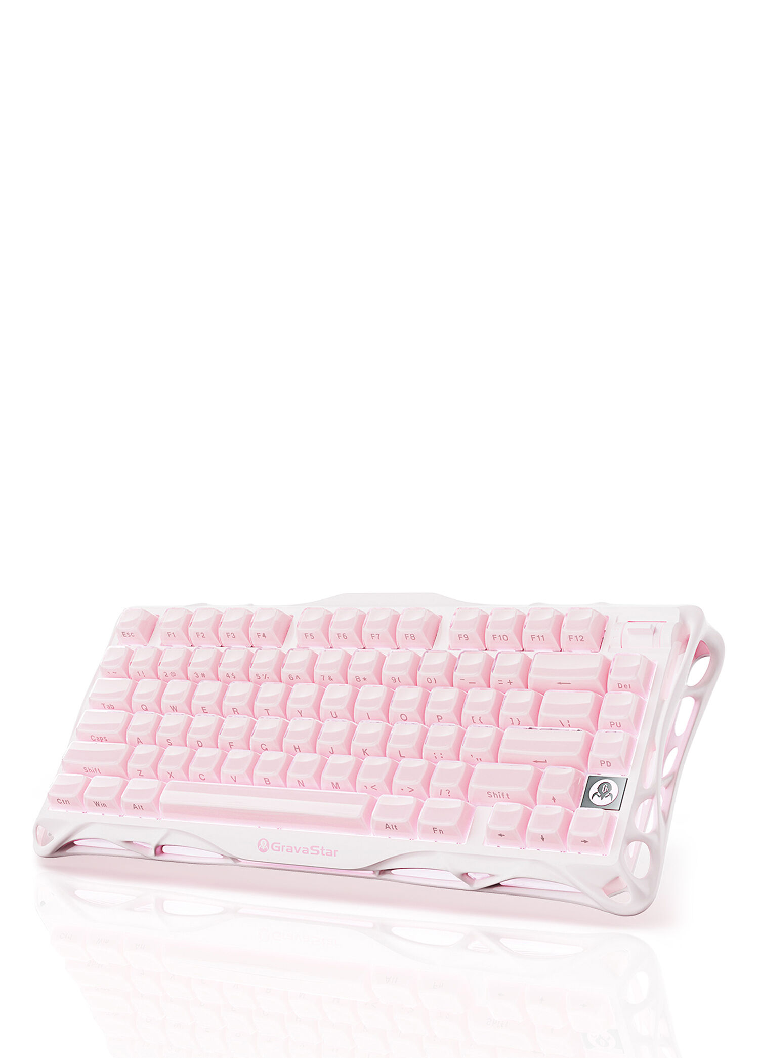 Mercury K1 RGB Special Edition Pembe Kablosuz Mekanik Gaming Klavye