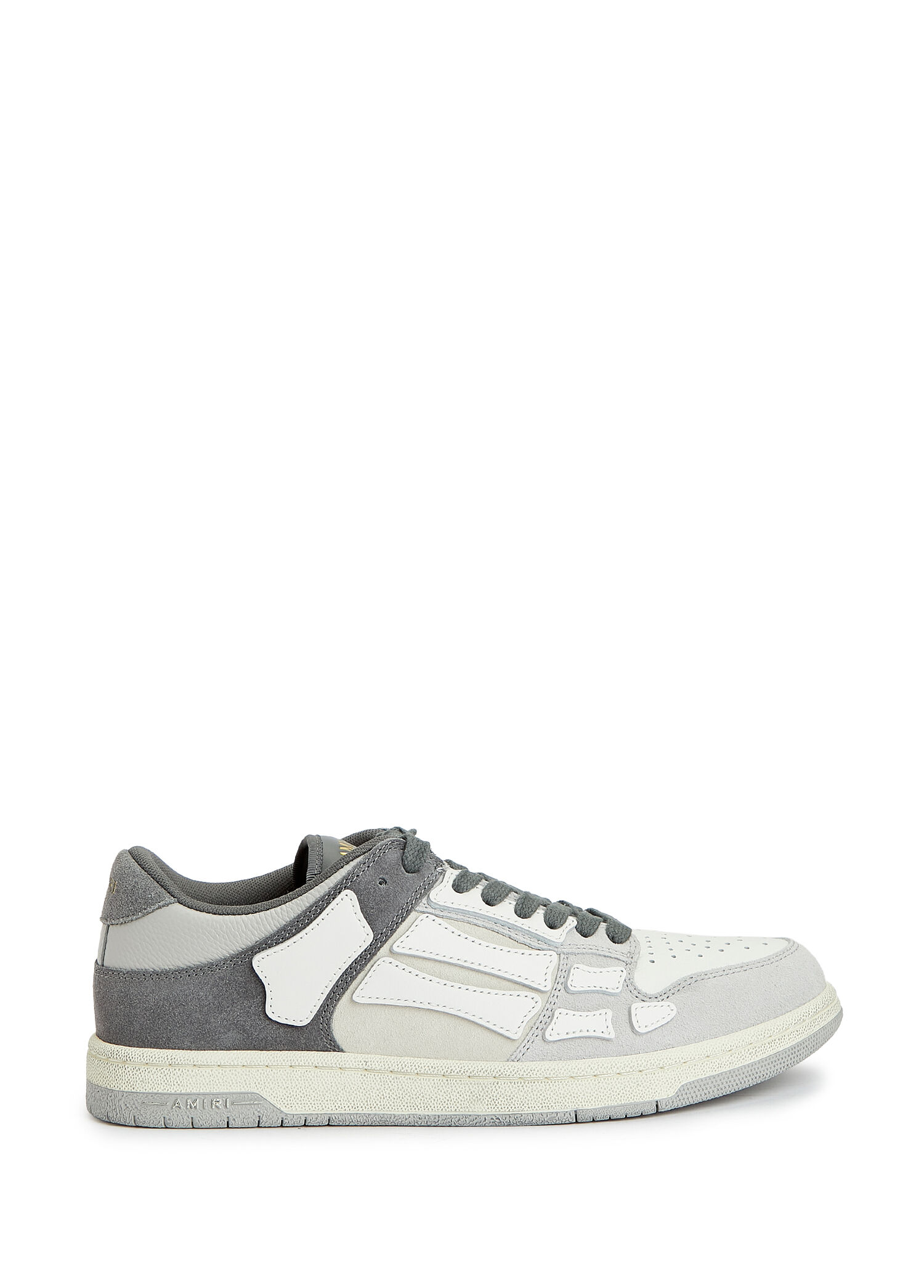 Skel Koyu Gri Erkek Deri Sneaker
