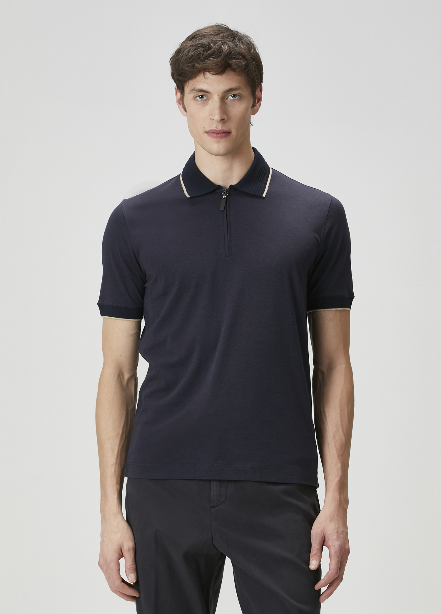 Lacivert Polo T-shirt