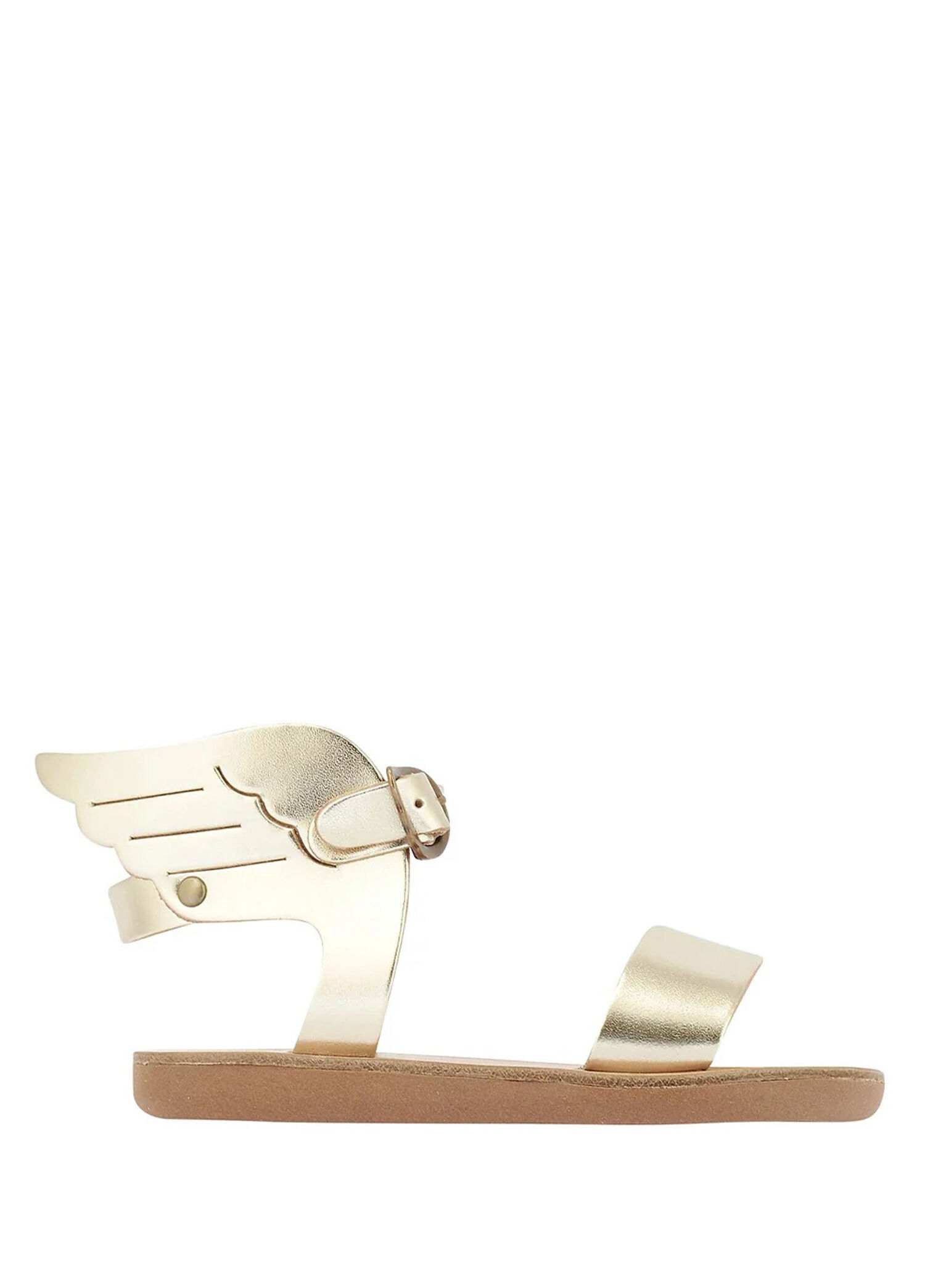 Little Ikaria Gold Kız Çocuk Deri Sandalet