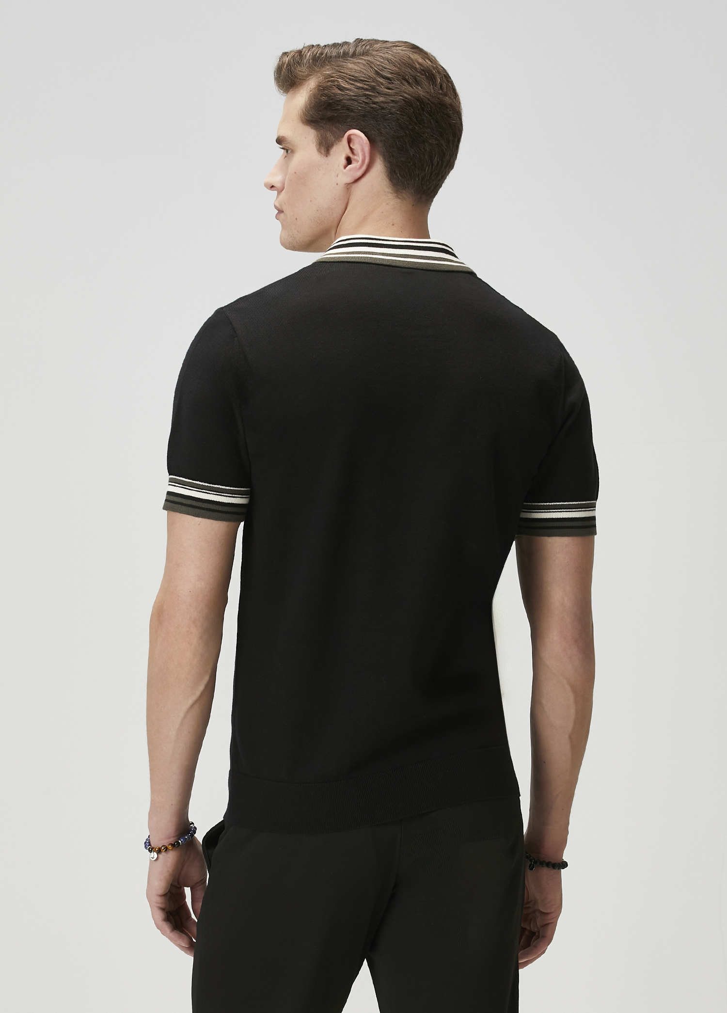 Siyah Polo Triko_4