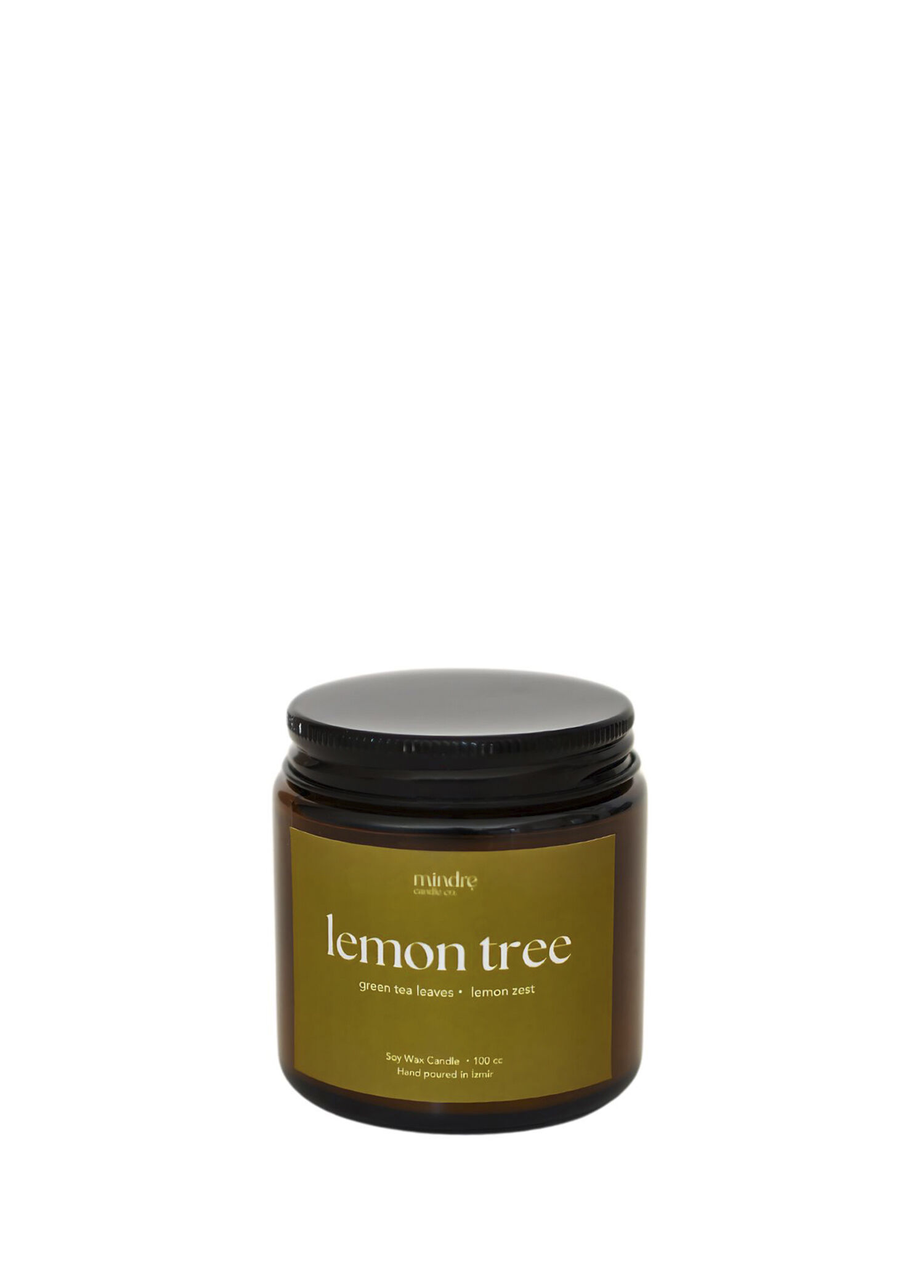Amber Serisi Lemon Tree Kokulu Soya Mum 100 ml