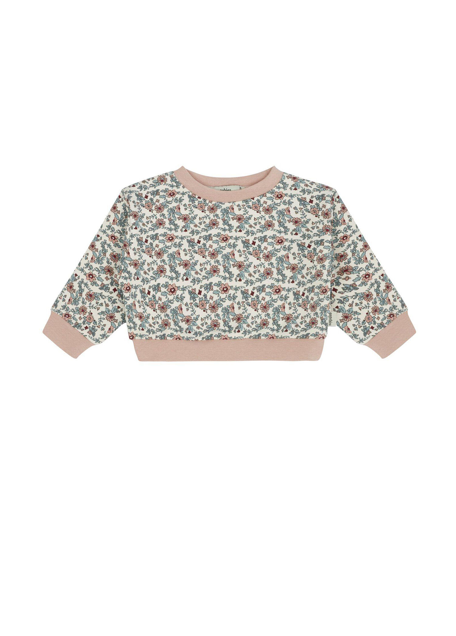 Kış Çiçekleri Kız Bebek Sweatshirt