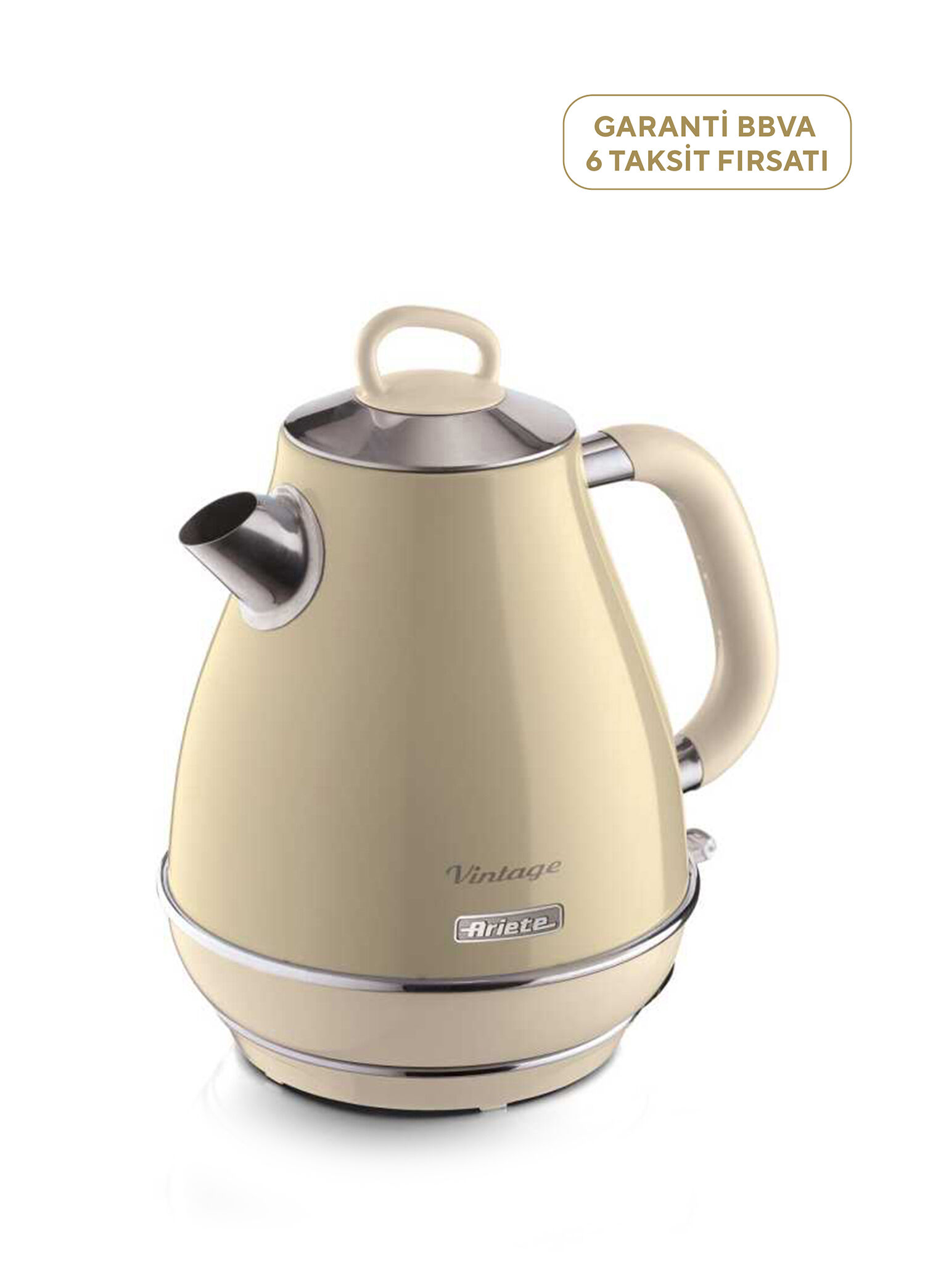 Vintage 2000 W Bej Su Isıtıcı 1.7 lt
