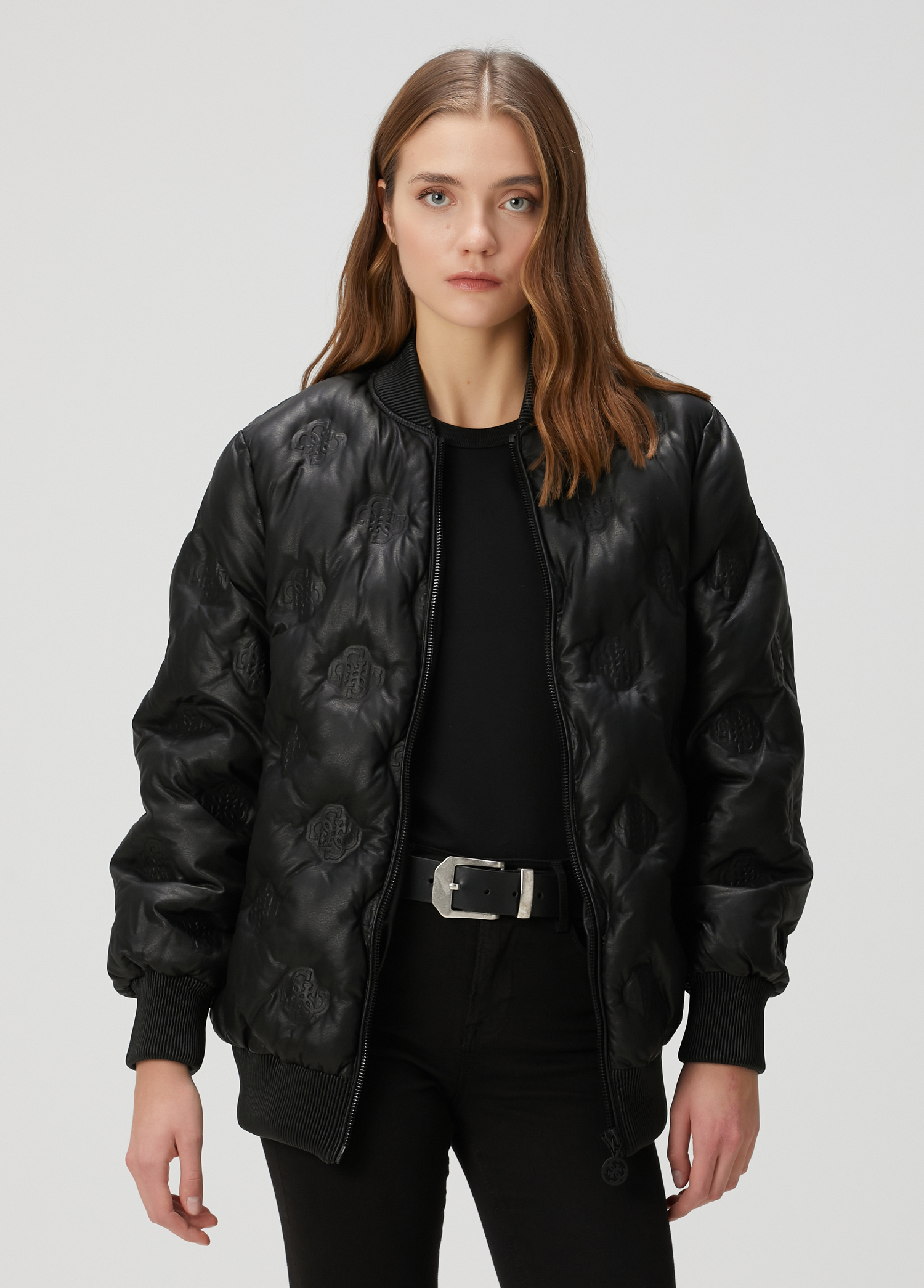 Marianne Peony Siyah Bomber Ceket