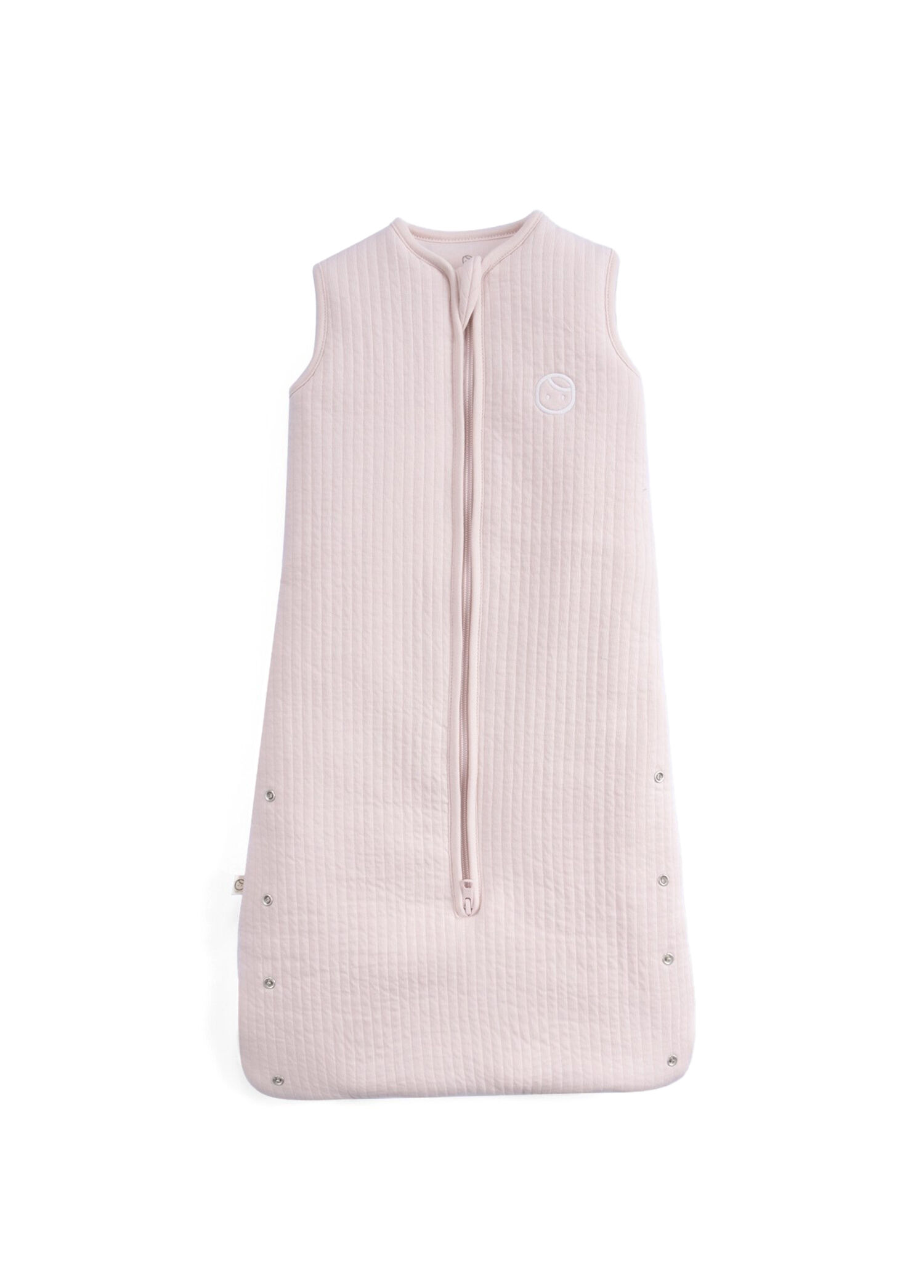 Pembe Kapitone Elyaf Dolgulu Ay Kız Bebek Uyku Tulumu