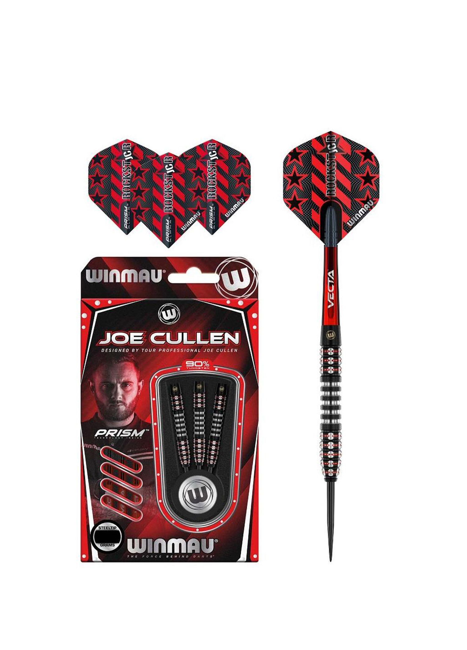 Joe Cullen %90 Tungsten Çelik Uçlu Dart Oku