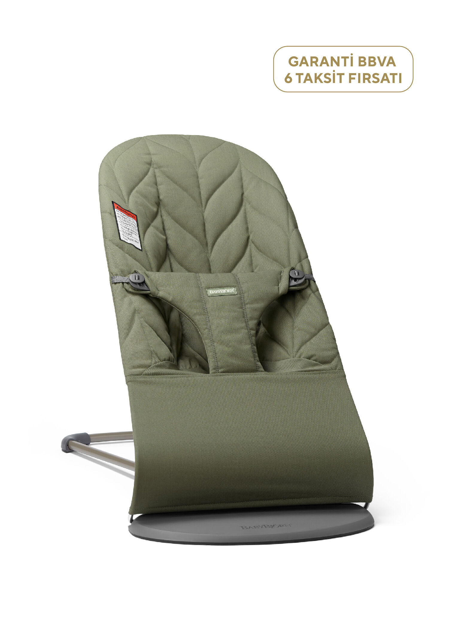 Bliss Petal Cotton Dark Green 3 Kademeli Ana Kucağı