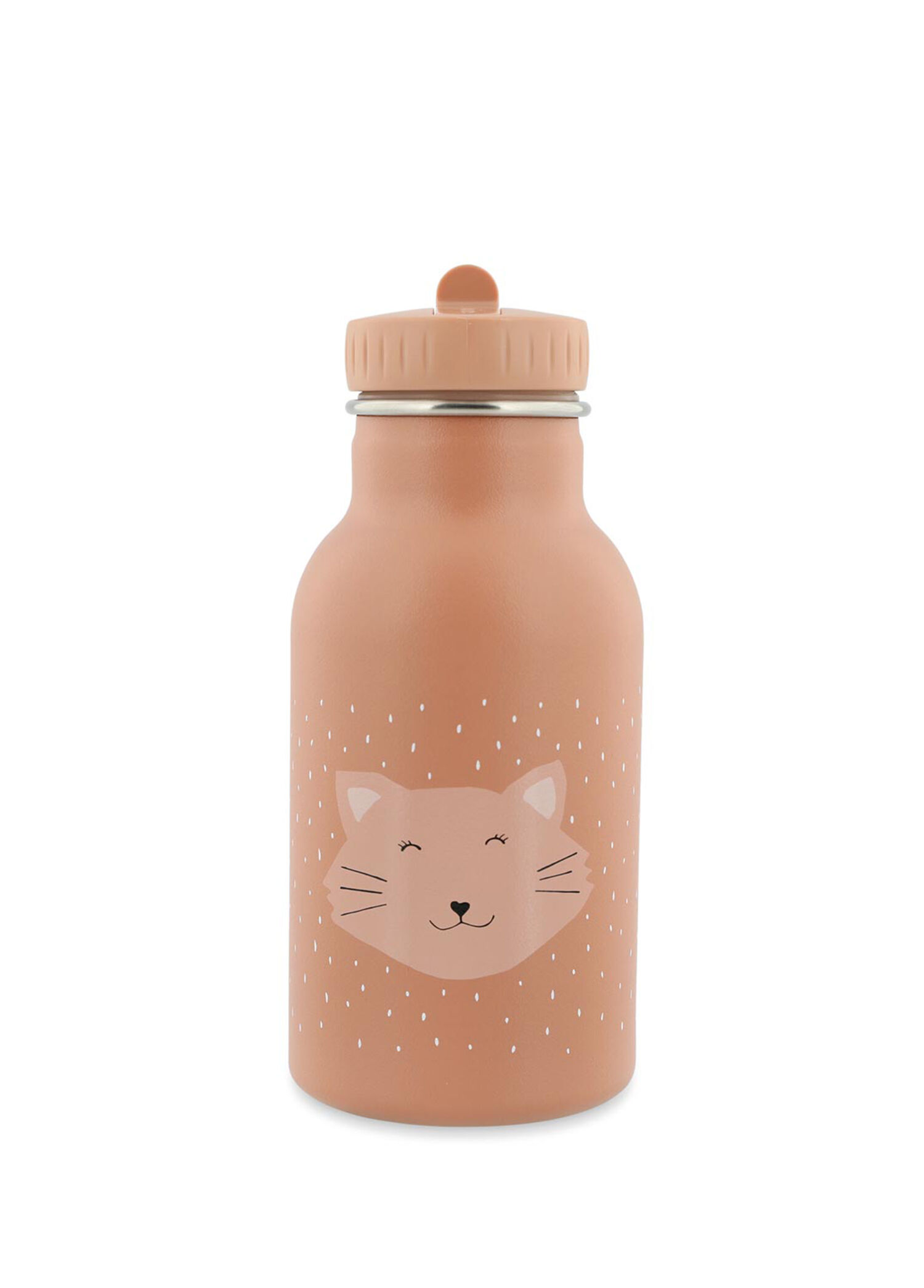 Mrs.Cat Turuncu Çelik Çocuk Suluk Matara 350 ml