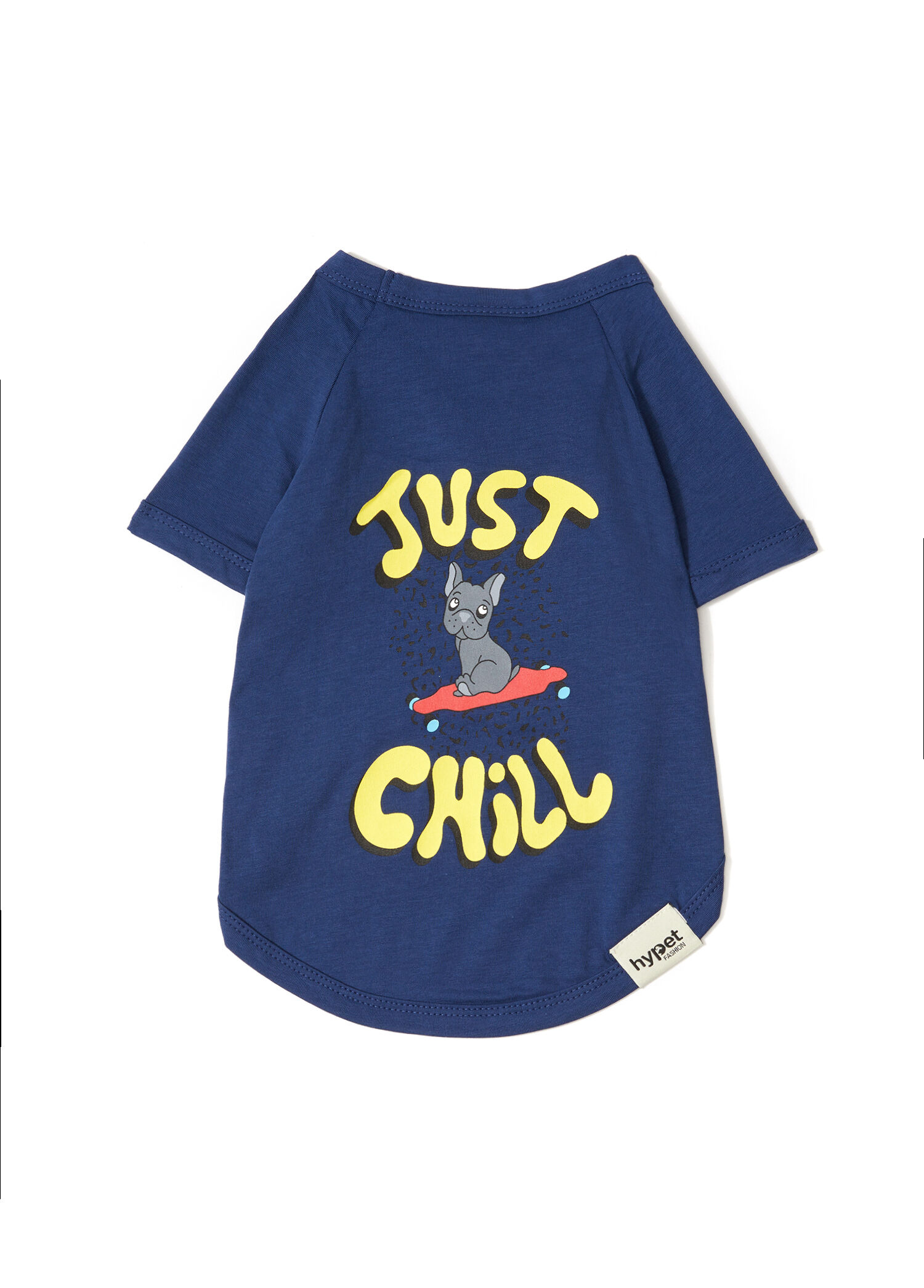 Just Chill Tee Pamuklu Lacivert Köpek T-Shirt