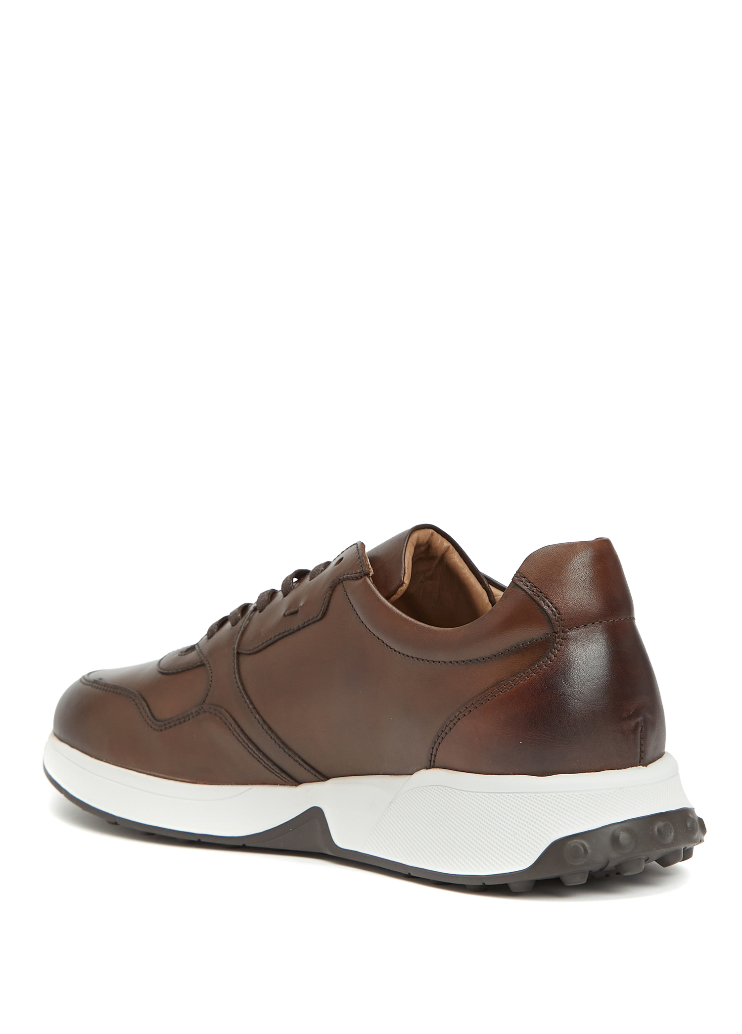 Kahverengi Erkek Deri Sneaker_2