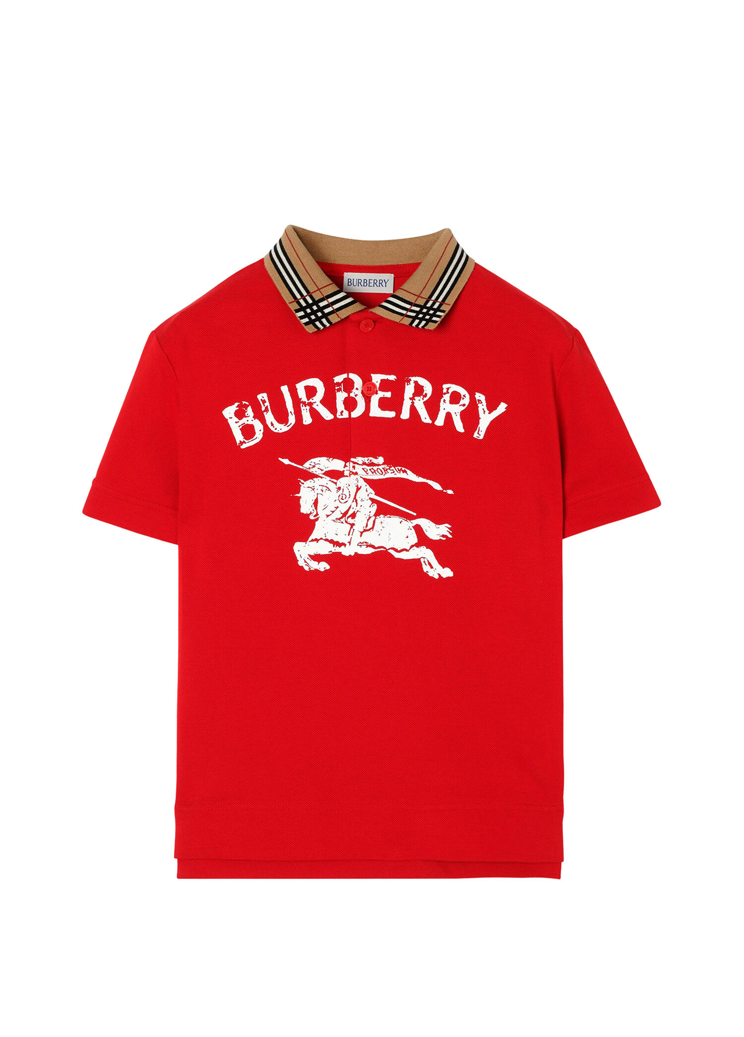 Johane Ekd Kırmızı Polo Yaka Kısa Kollu Unisex Çocuk T-Shirt