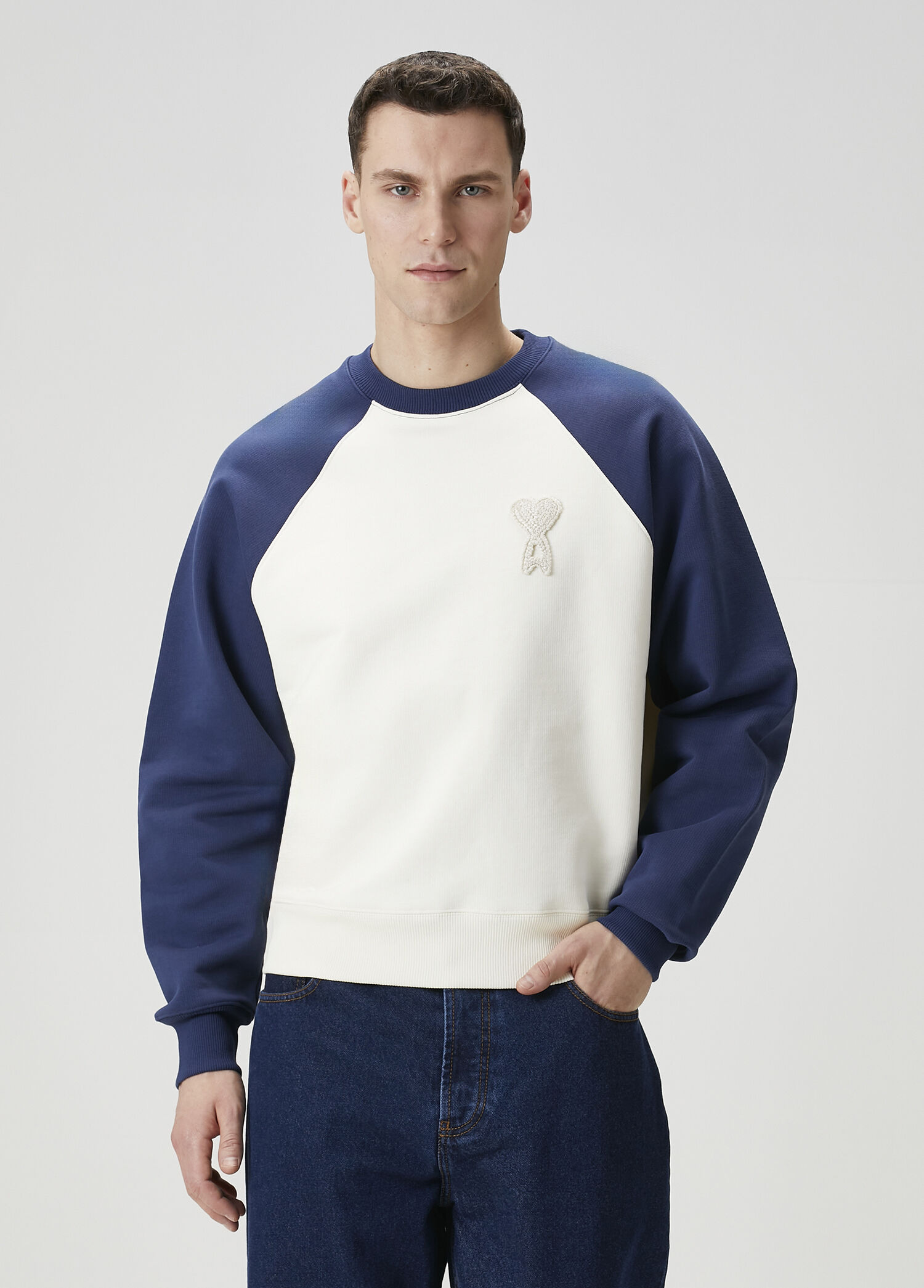Boxy Fit Lacivert Sweatshirt