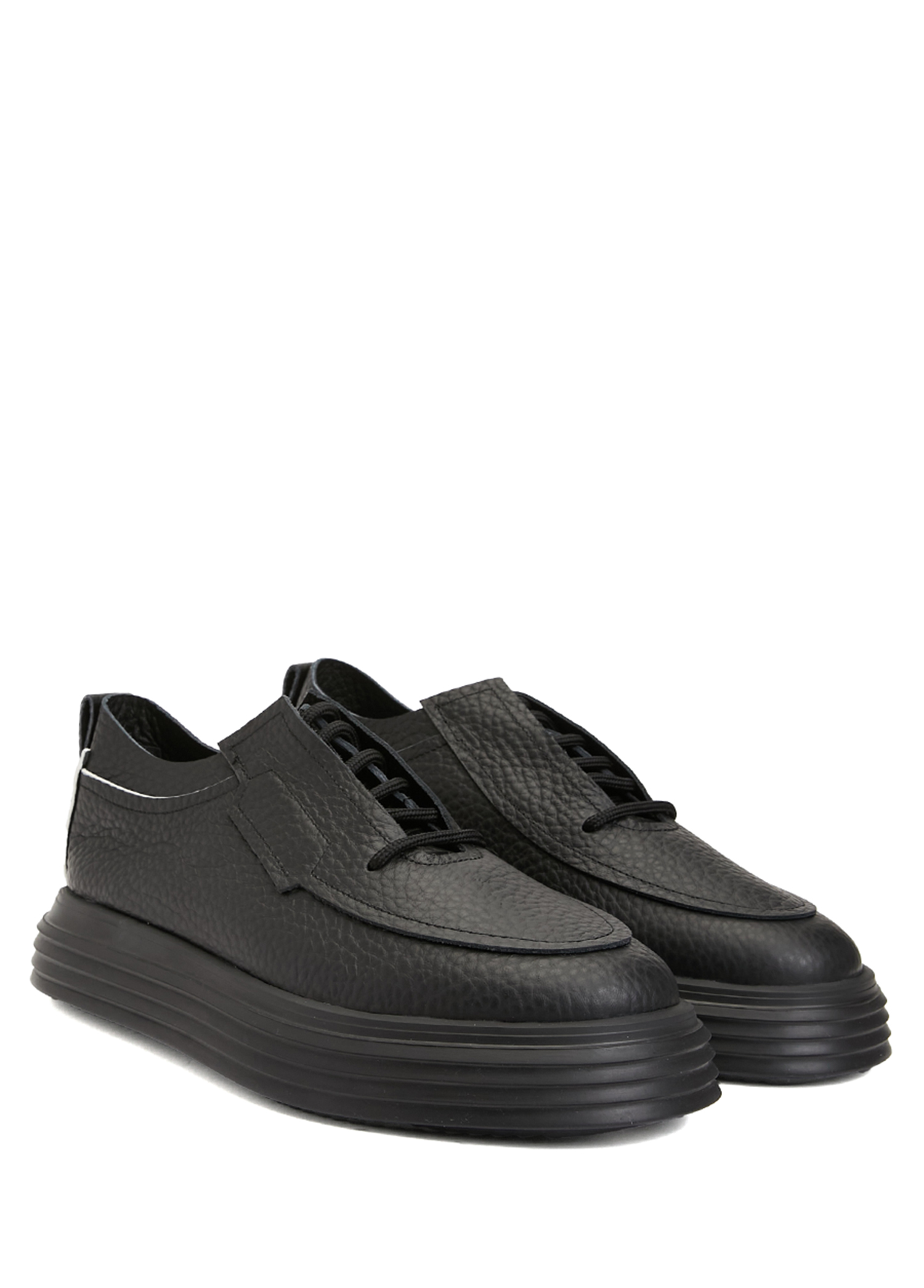 The Antipode Black Mens Leather Shoes