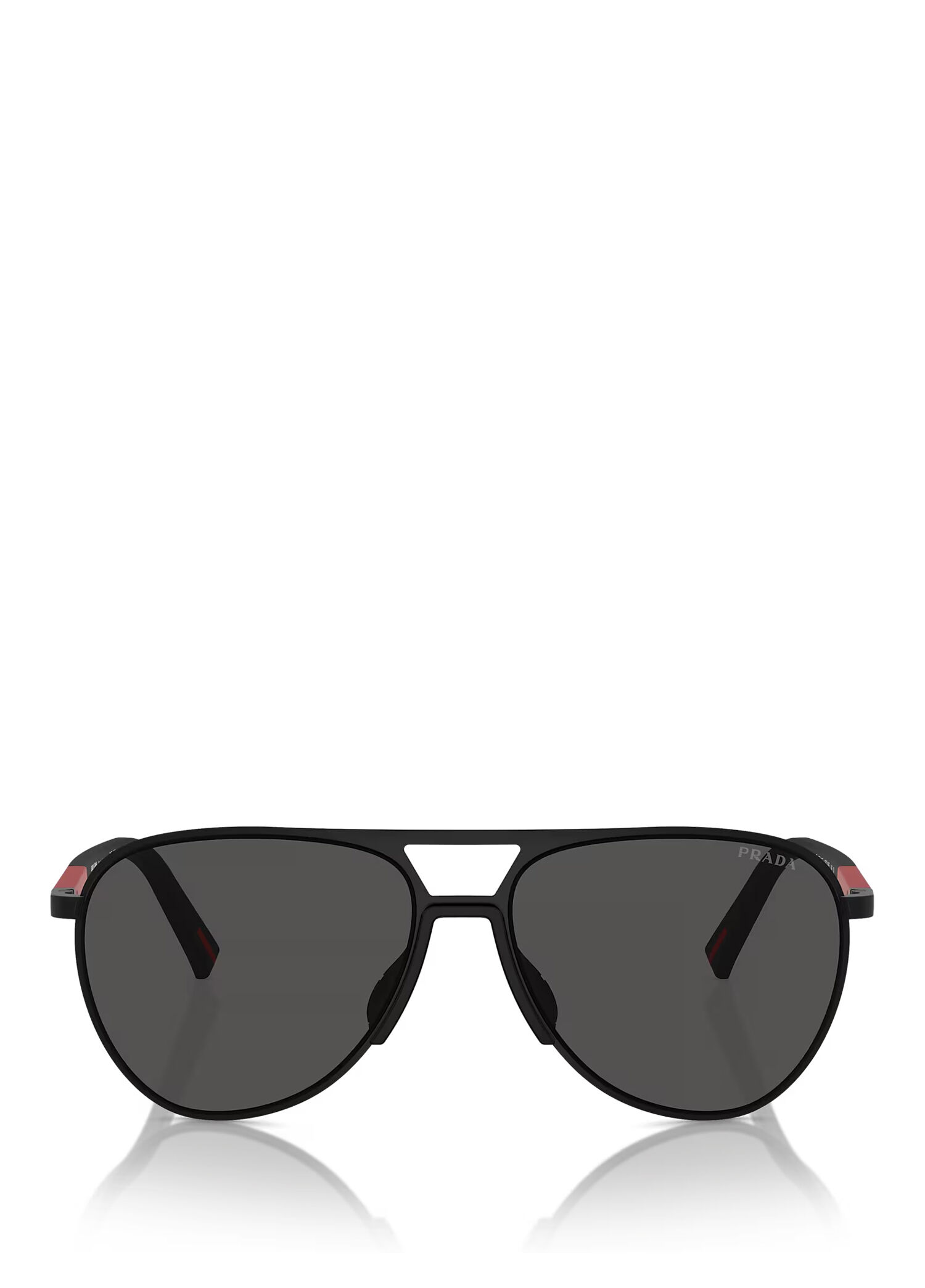 Black Prada Linea Rossa Black Men PS 53ZS Black Men's Sunglasses