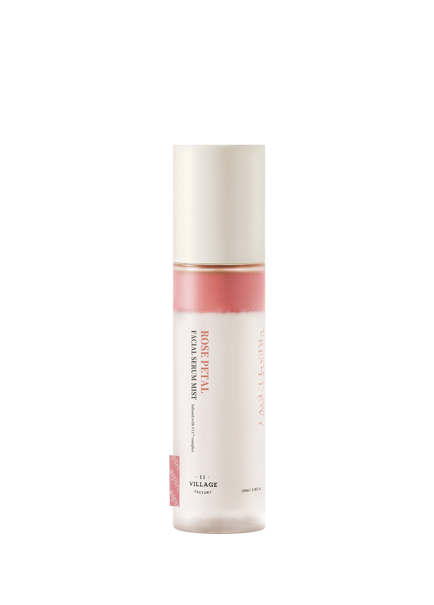 Fresh Dewy Rose Petal Facial Yaşlanma Karşıtı & Antioksidan Vegan Mist Cilt Serumu 100 ml
