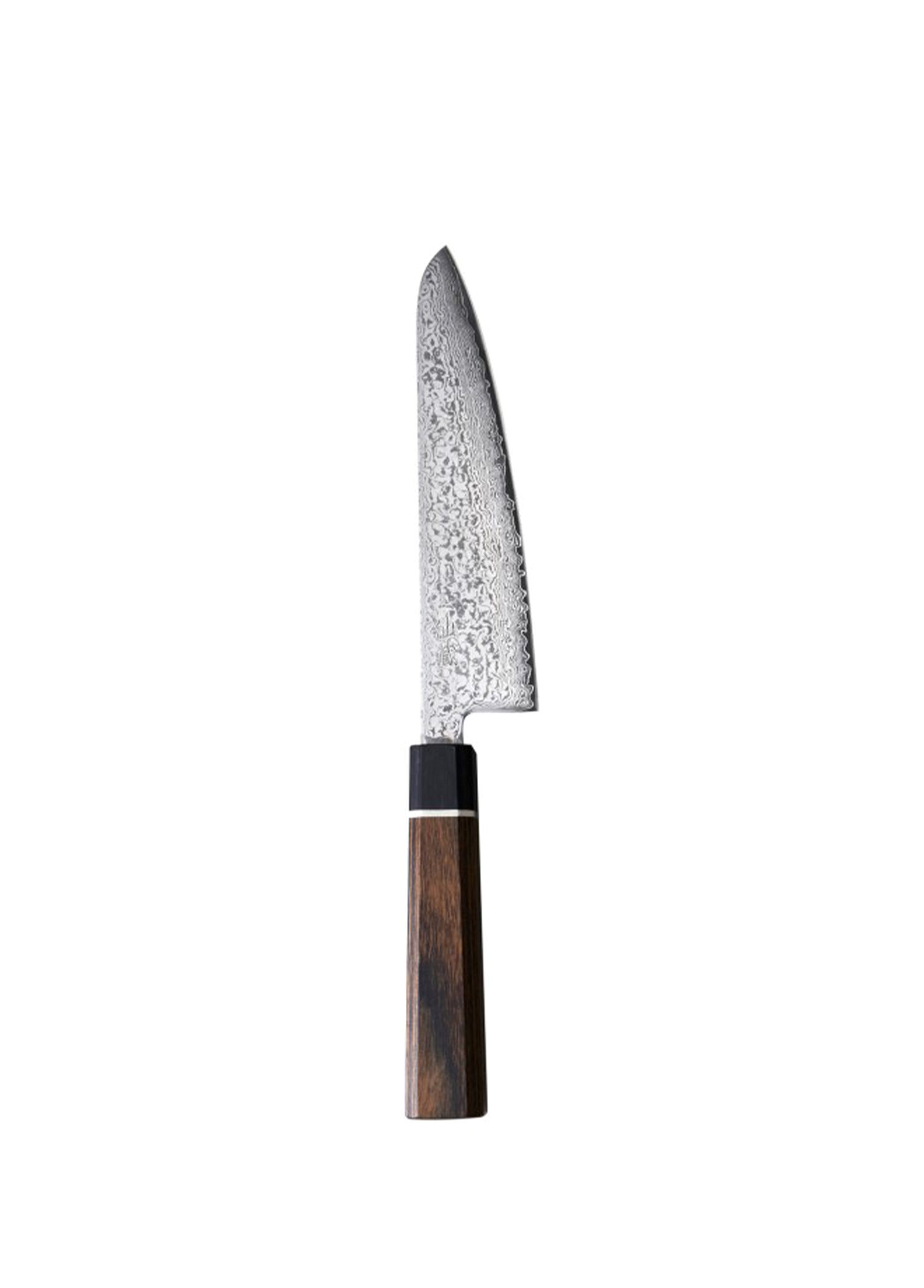 Senzo Black Çelik Küçük Santoku Şef Bıçağı