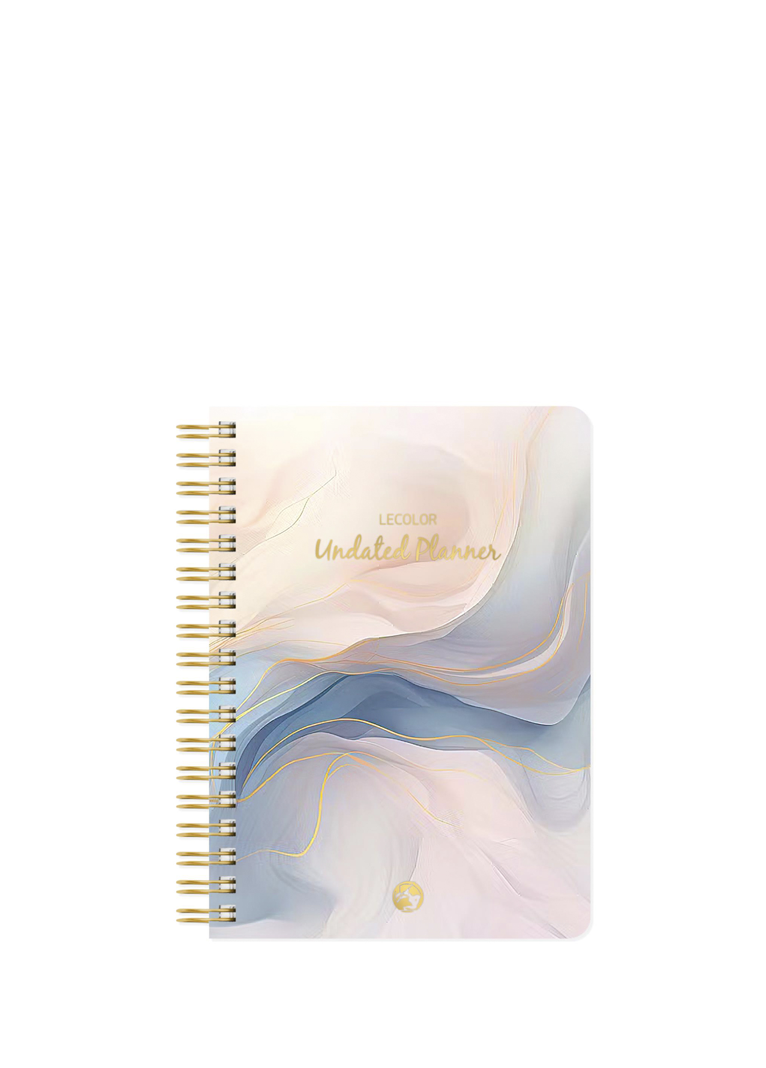 Süresiz Planlayıcı Marble Spiralli Ajanda Defter