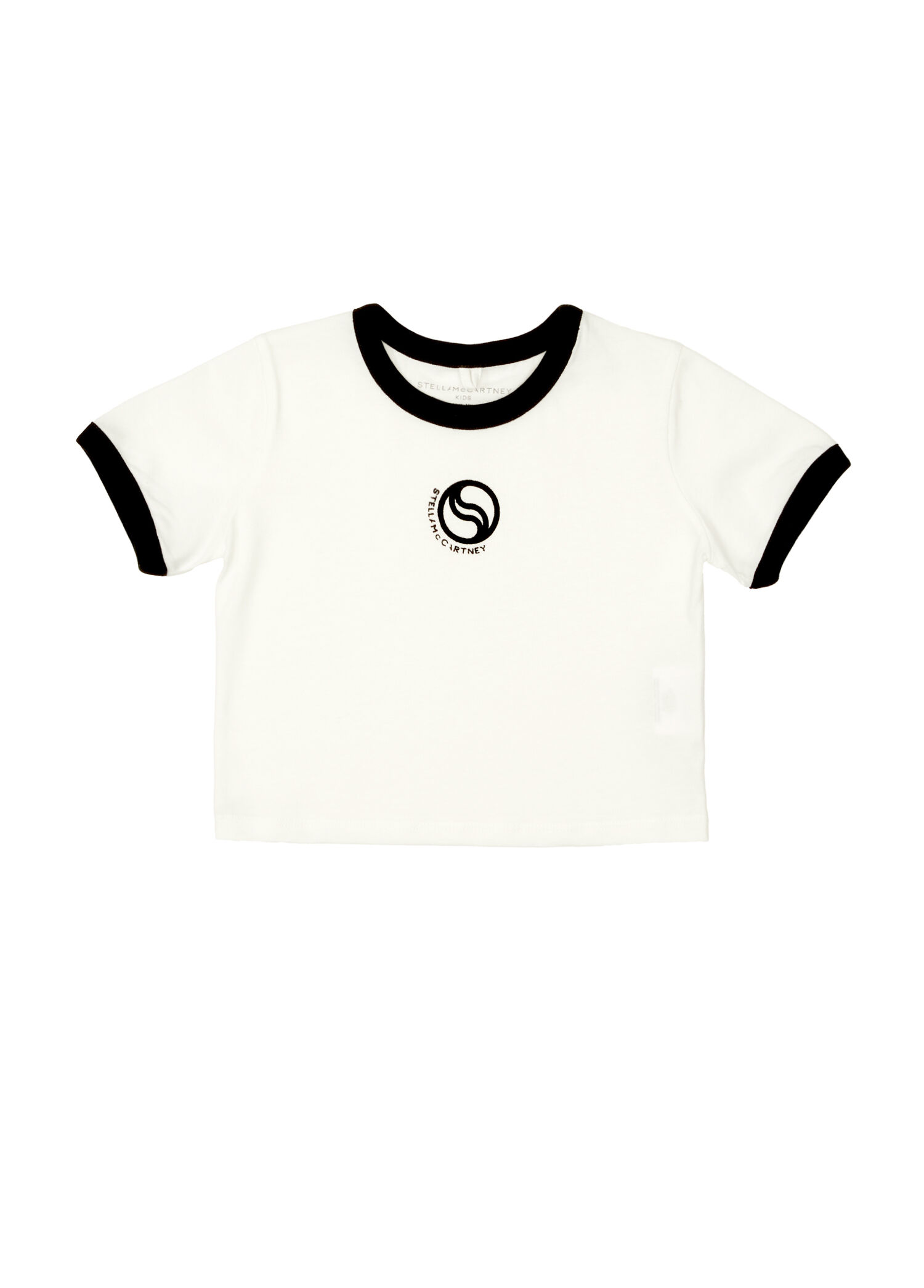 Krem Siyah Kız Çocuk T-shirt