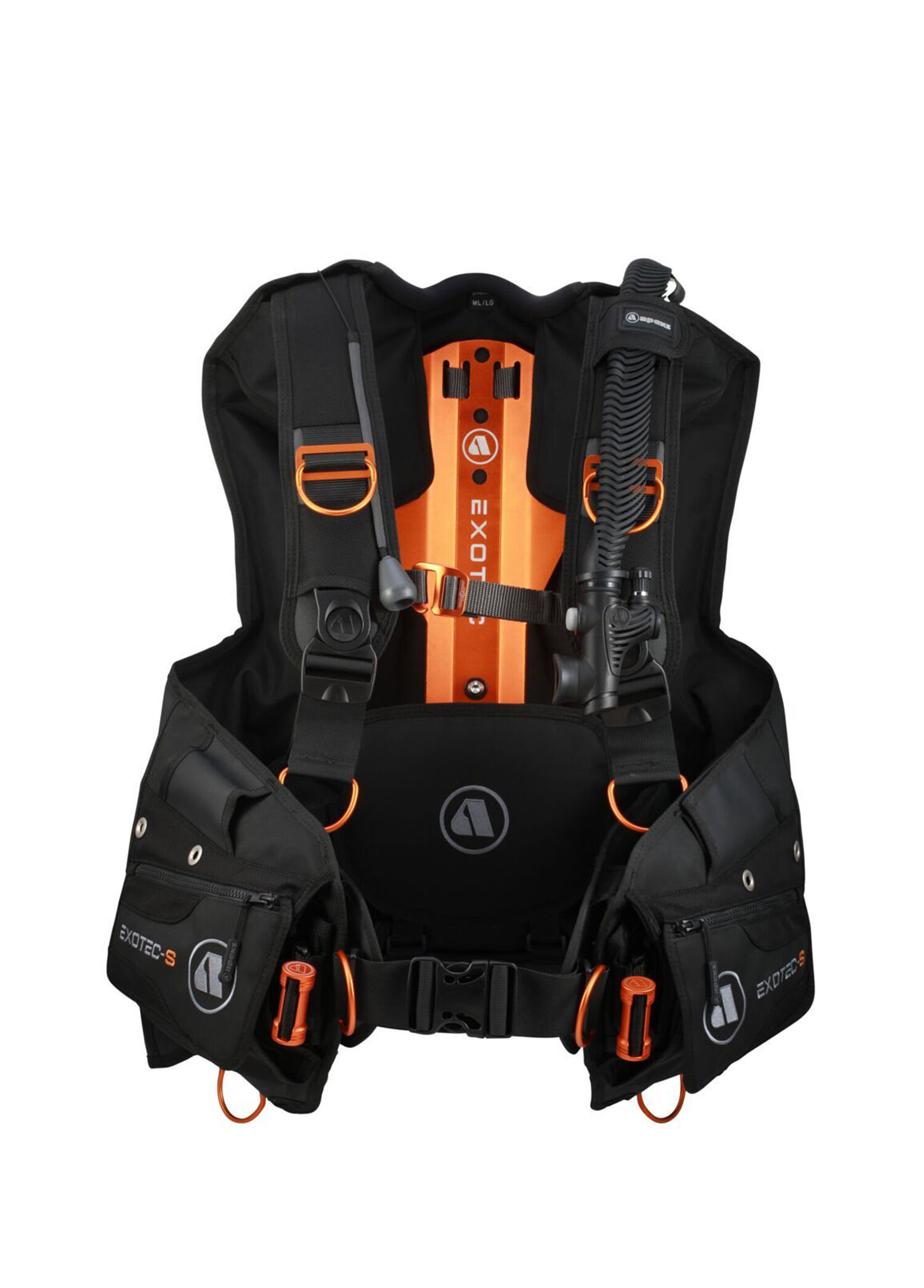 Exotec-S BCD Siyah Turuncu Seviye Yeleği