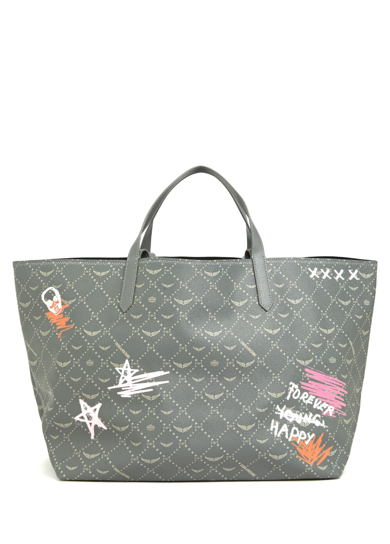 Zadig&Voltaire Gri Kadın Z Shopper XL Gri Kadın Alışveriş Çantası