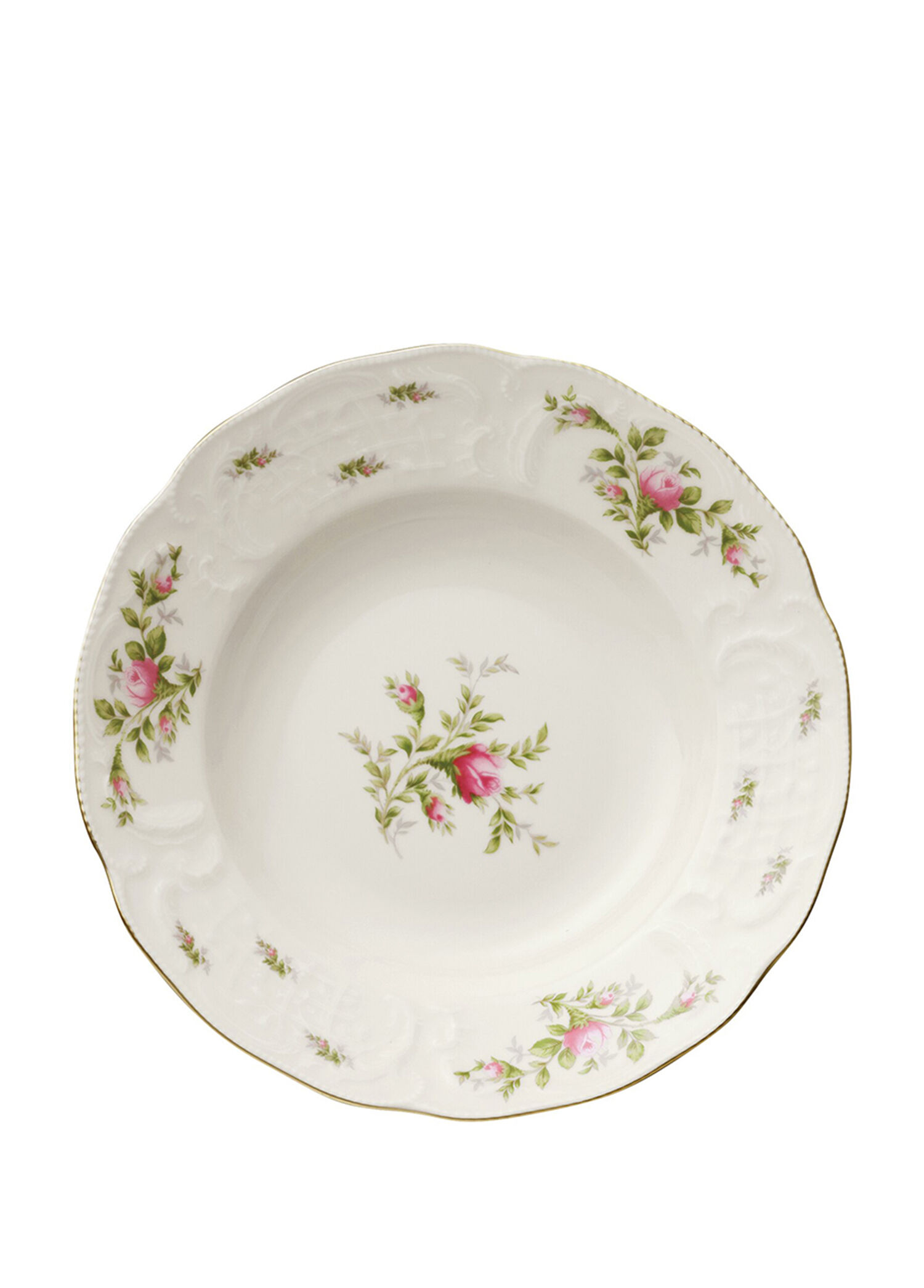 Sanssouci Elfenbein Ramona Desenli Porselen Çukur Tabak 23 cm