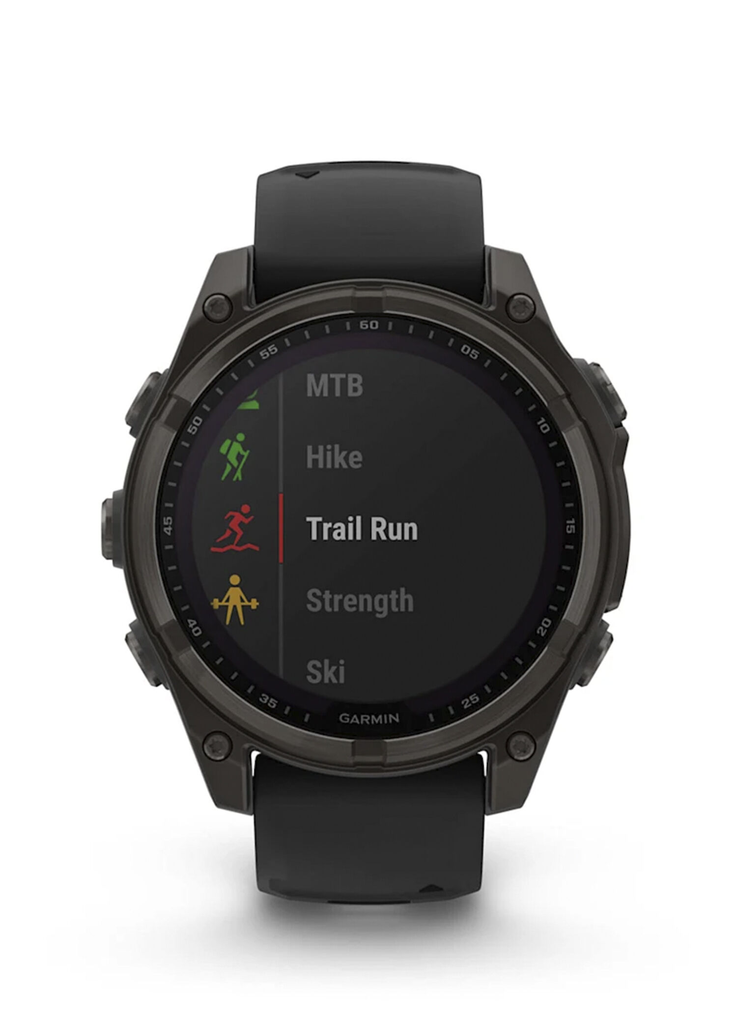 Garmin - Fenix 8 47 mm Solar Sapphire Karbon Gri DLC Titanyum