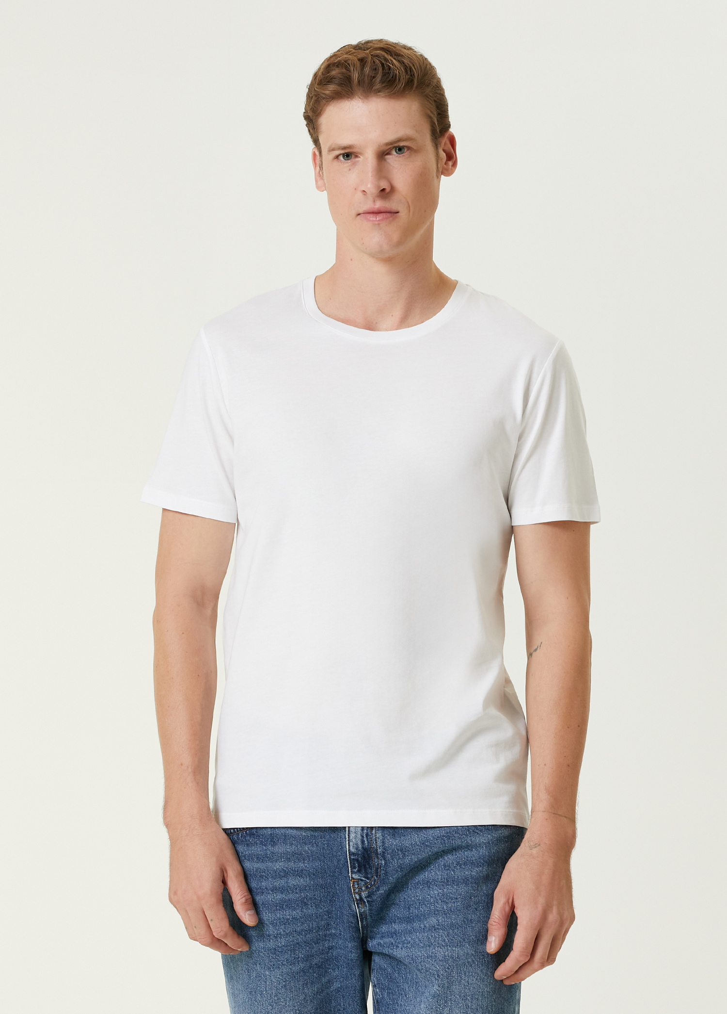 Beyaz Basic T-shirt