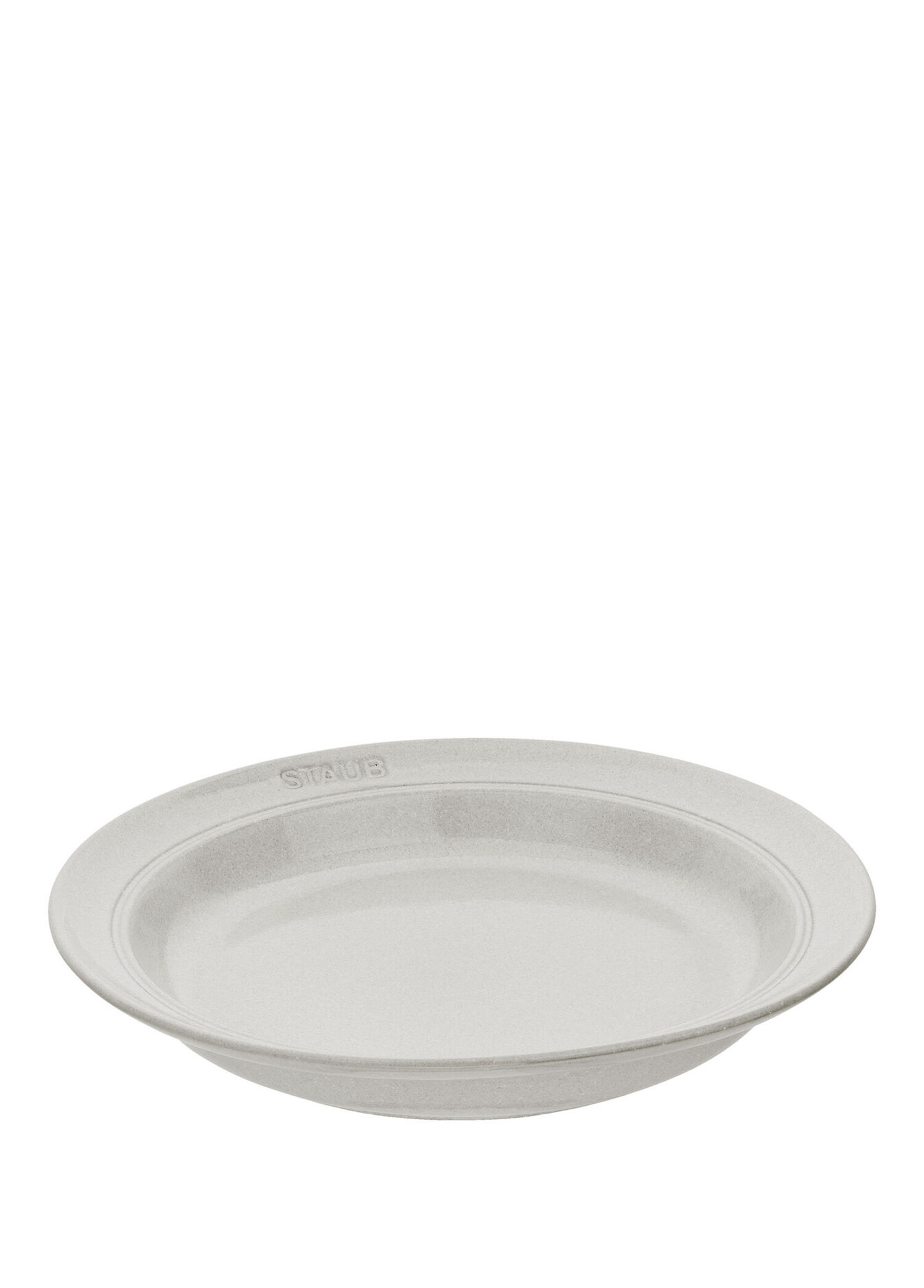 Staub - Staub Trüf Beyazı Seramik Tabak 24 cm - Beyaz