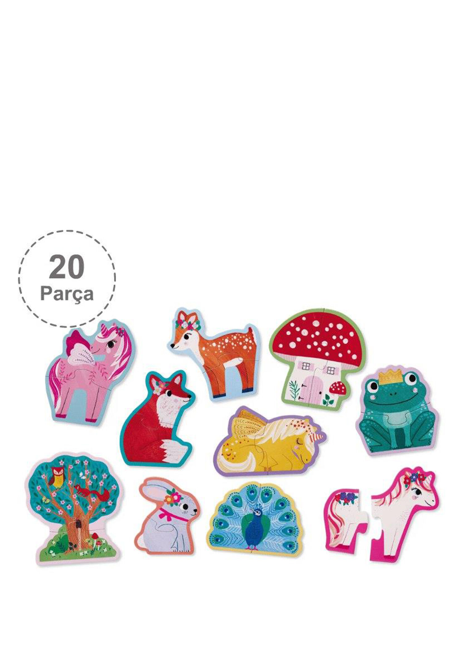 Unicorn 10 Parça İlerleyen Çocuk Puzzle
