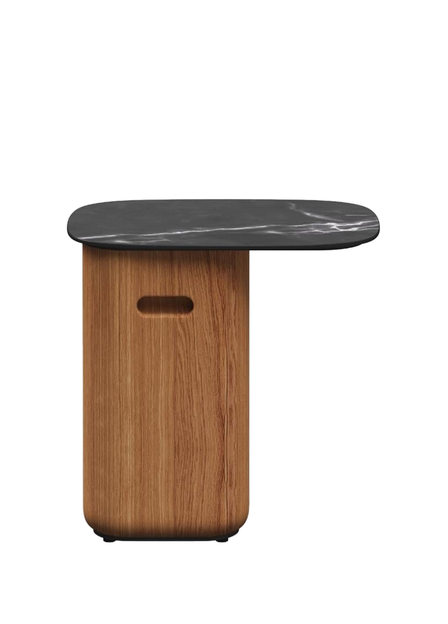 Omada Teak Black Yan Sehpa