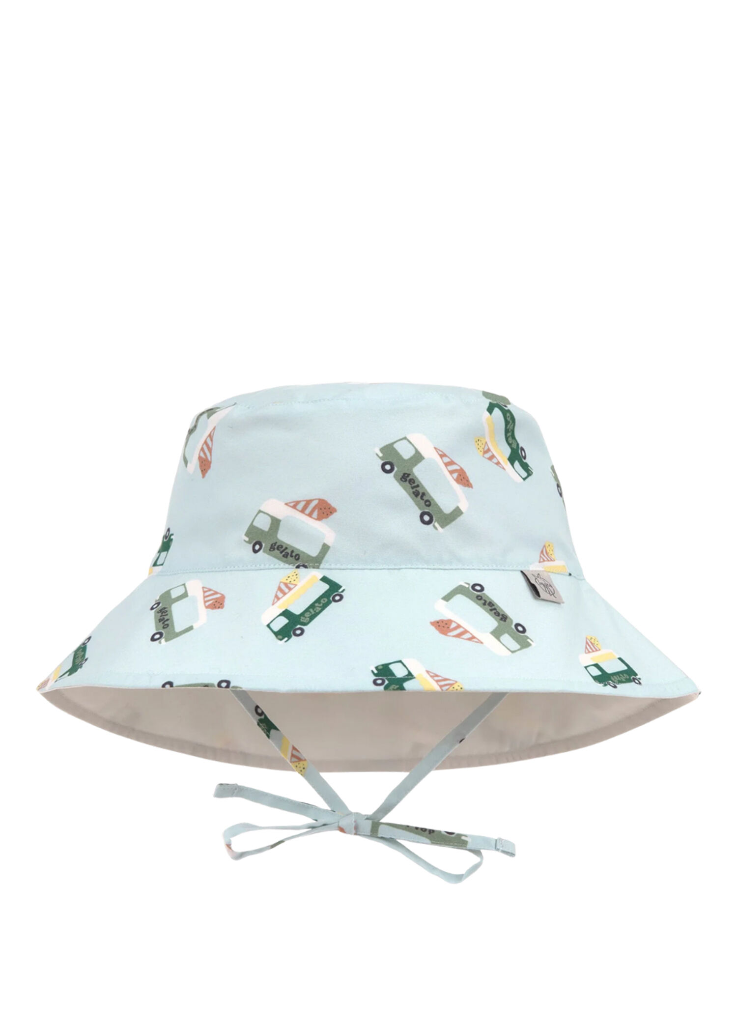 Bucket Hat  Ice Cream Truck Illusion Blue UV Korumalı Unisex Çocuk Şapka