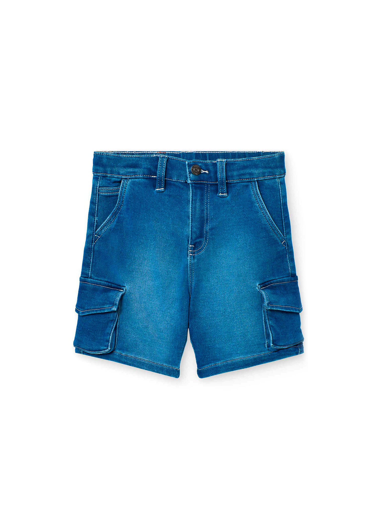 Mavi Erkek Çocuk Denim Şort
