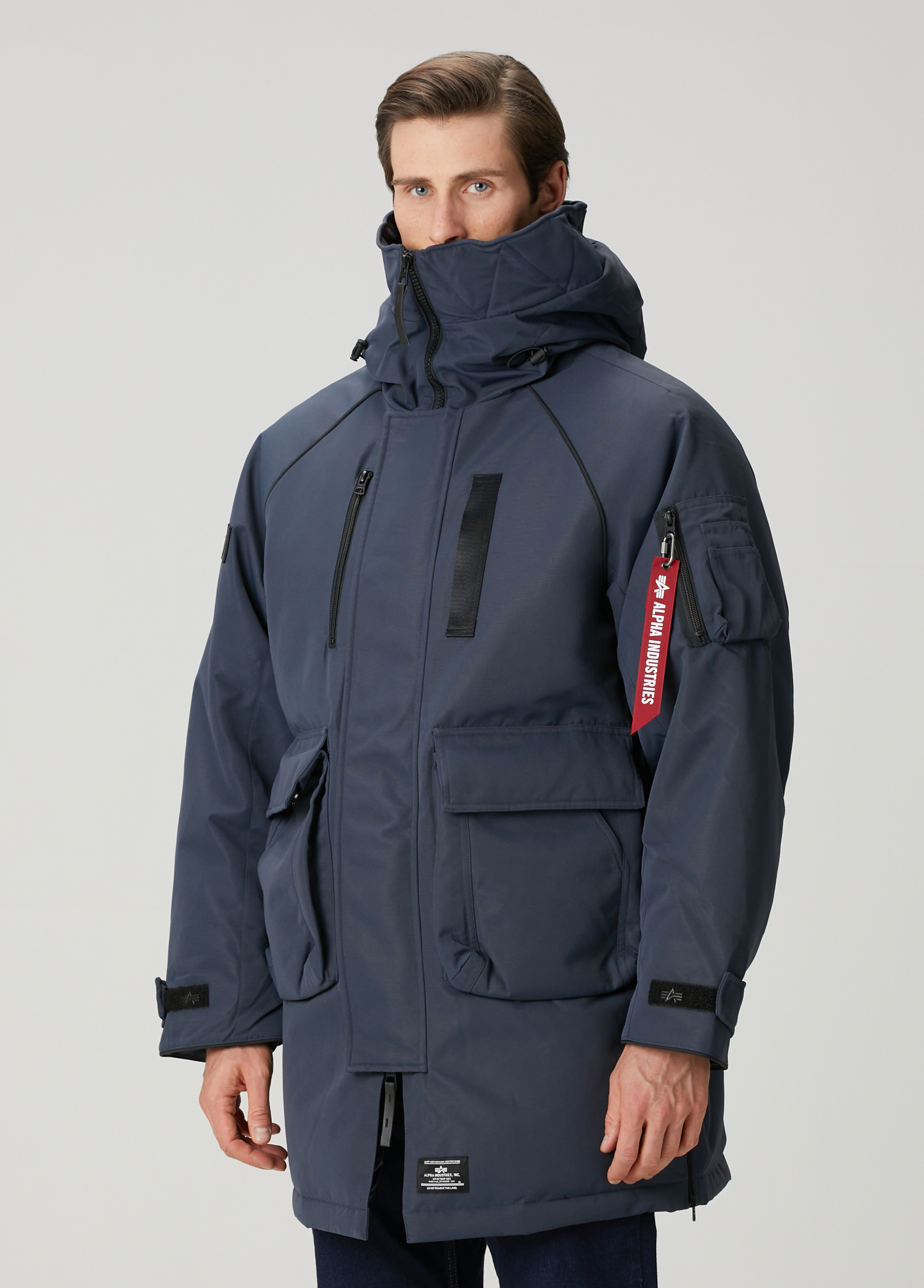 Alpha Industries Lacivert Erkek Sergeant Lacivert Puff Parka