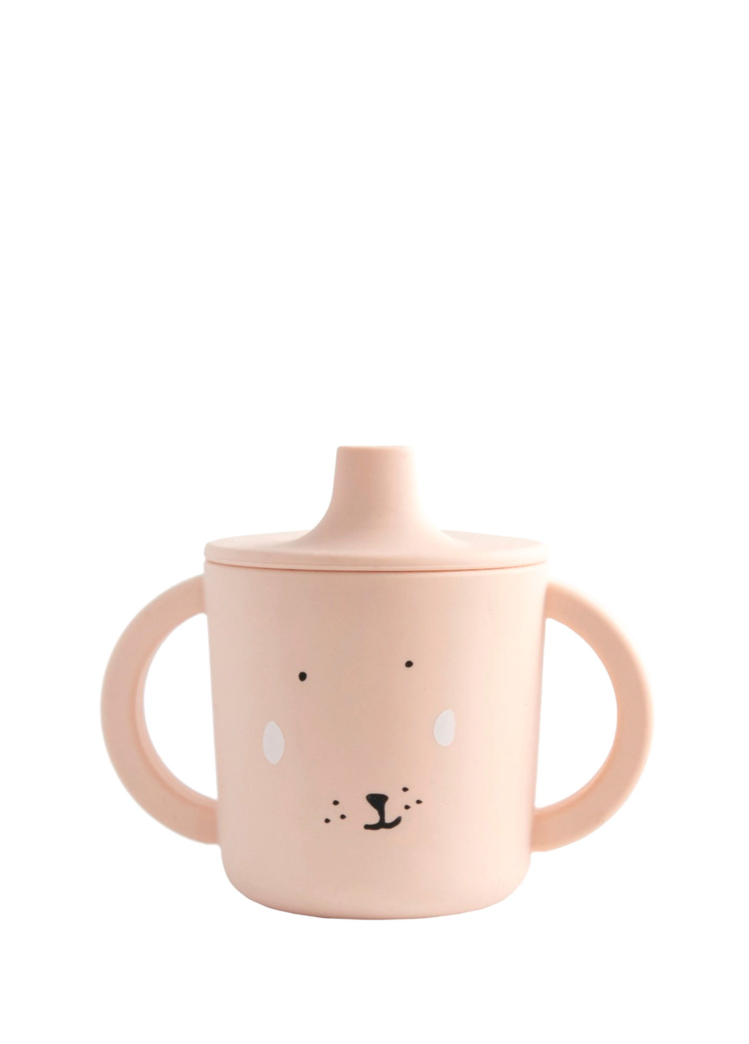 Mrs. Rabbit Pembe Silikon Sippy Bardak