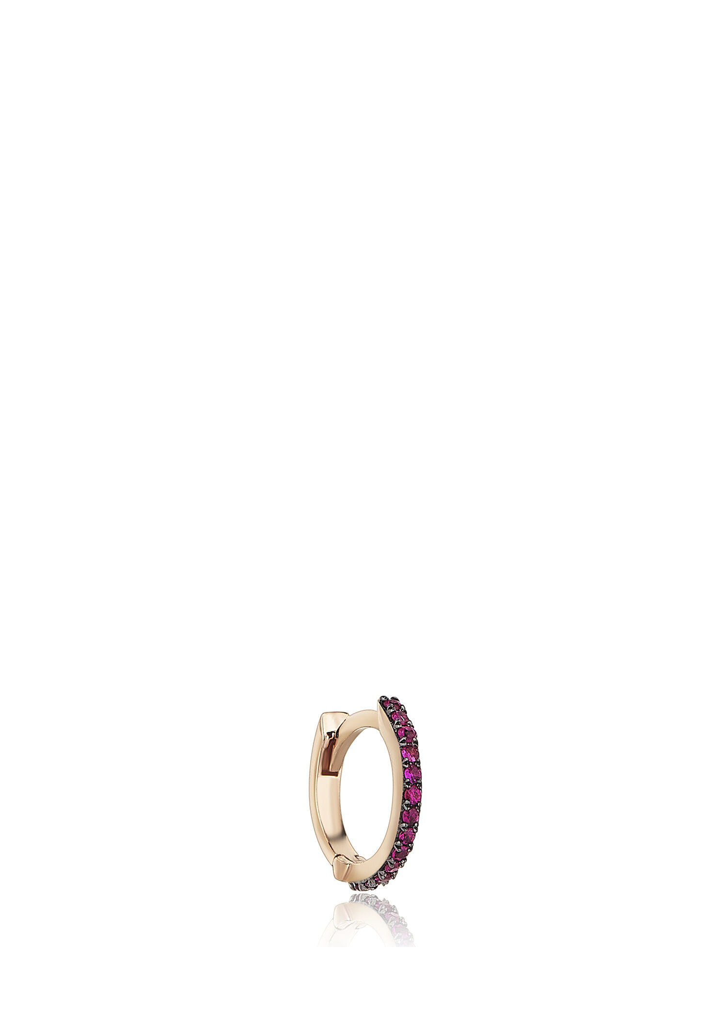 Ruby 14 Ayar Rose Gold Kadın Kıkırdak Küpe