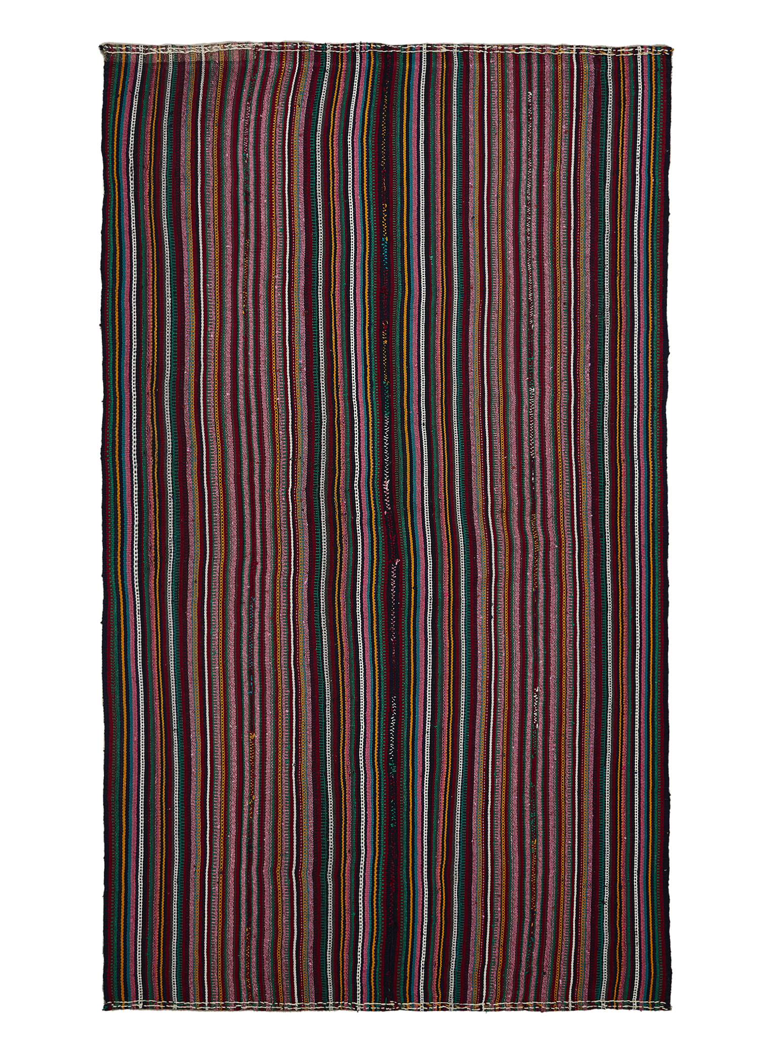 Anadol Colorblocked Yün Tezgah Kilim