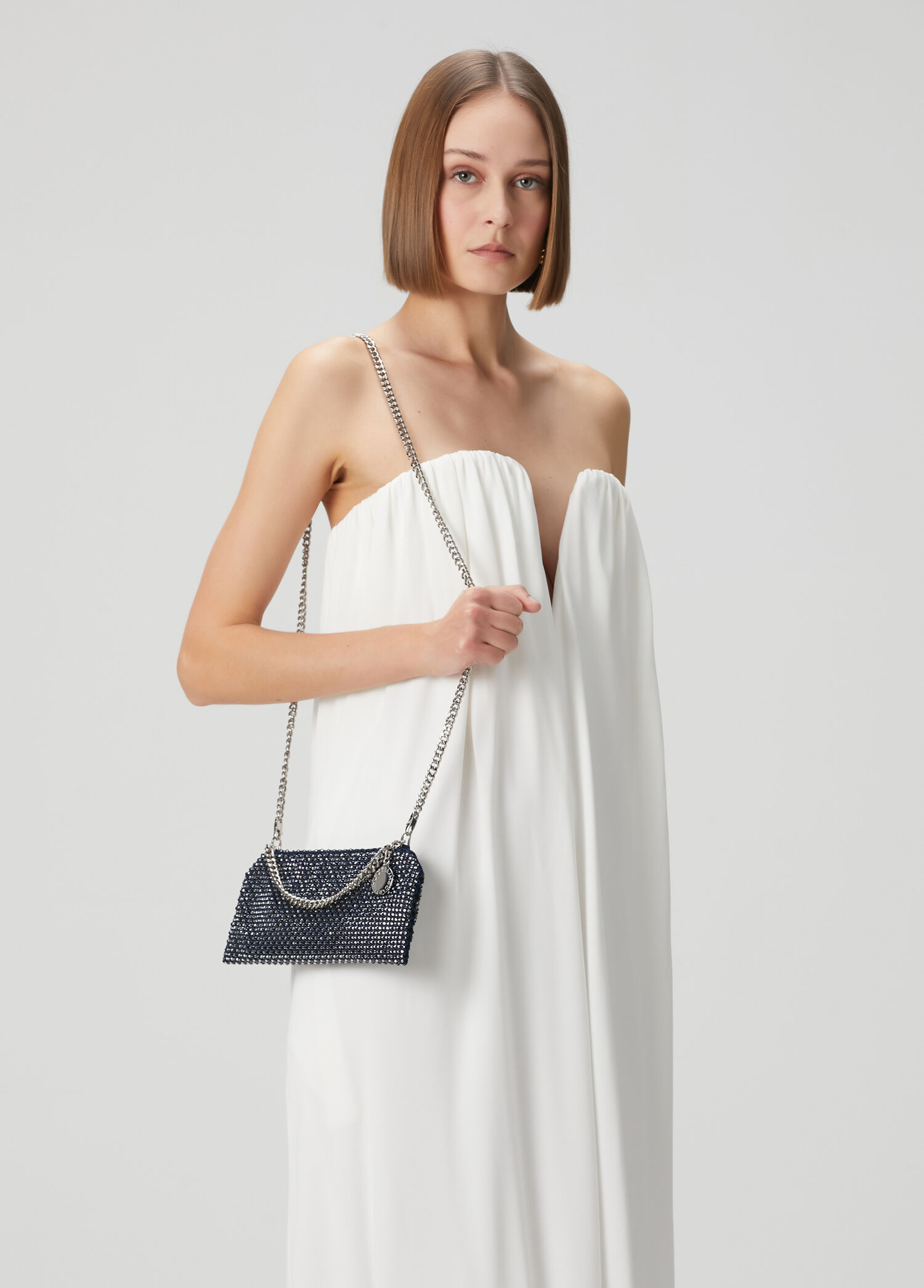 Stella McCartney Lacivert Kadın Falabella Mini Lacivert Kristal