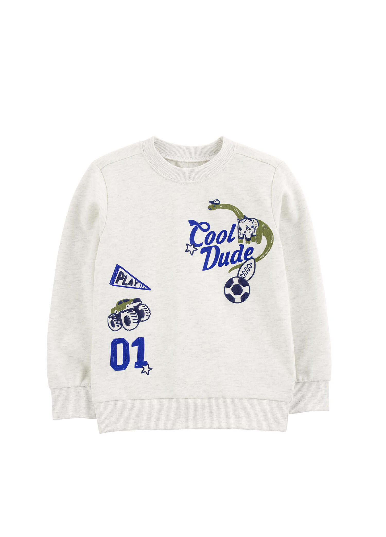 Gri Erkek Çocuk Sweatshirt