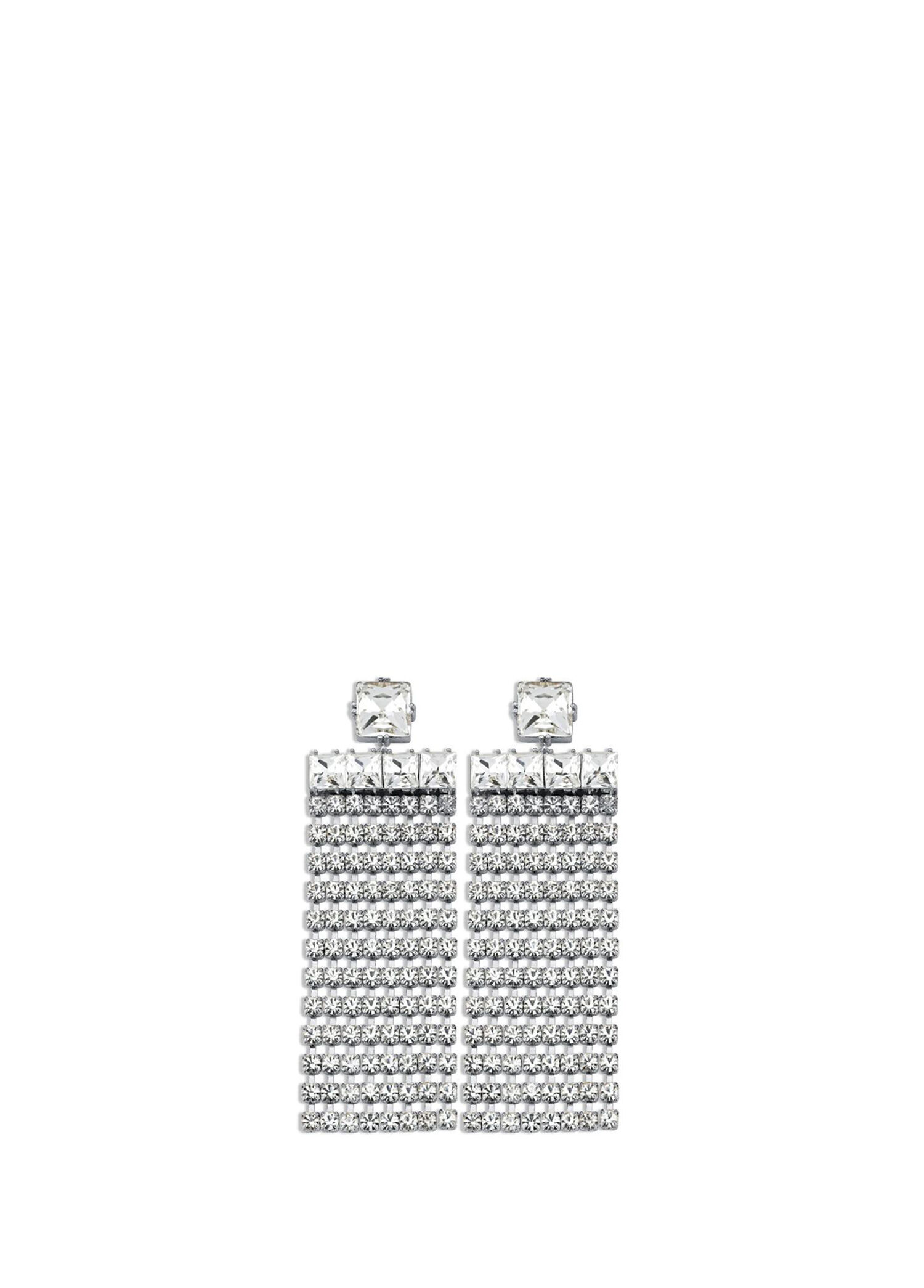 Cher Diamond Kristal Gümüş Kadın Küpe