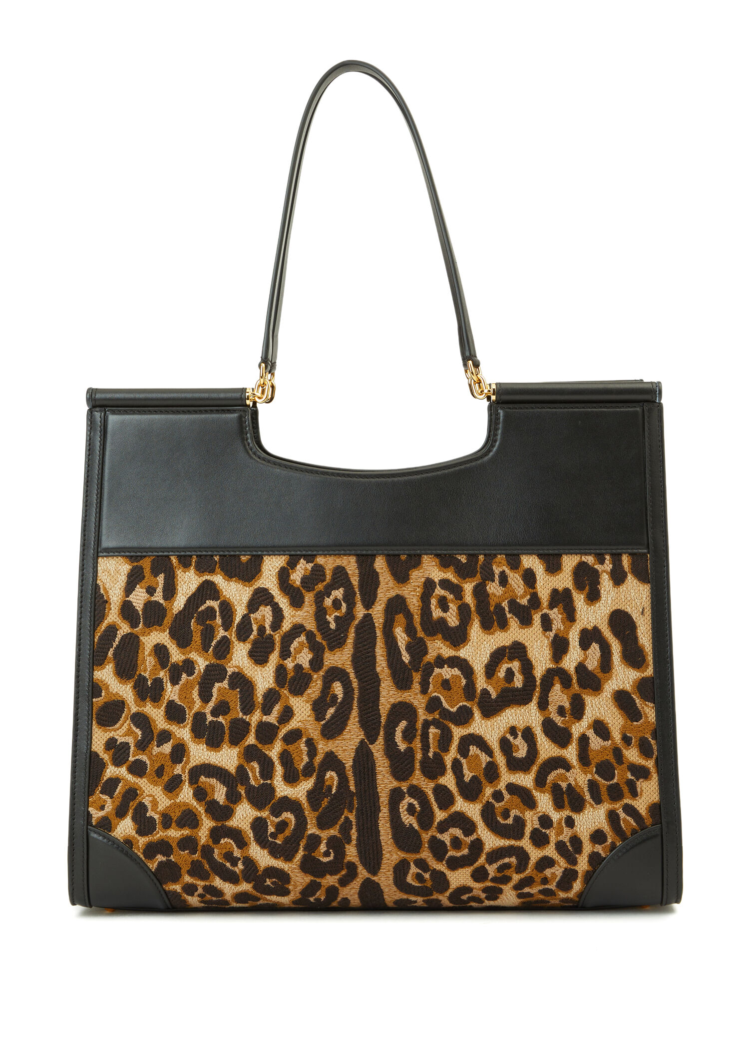 Dolce&Gabbana - Sicily Leopar Desenli Kadın Çanta - Leopar