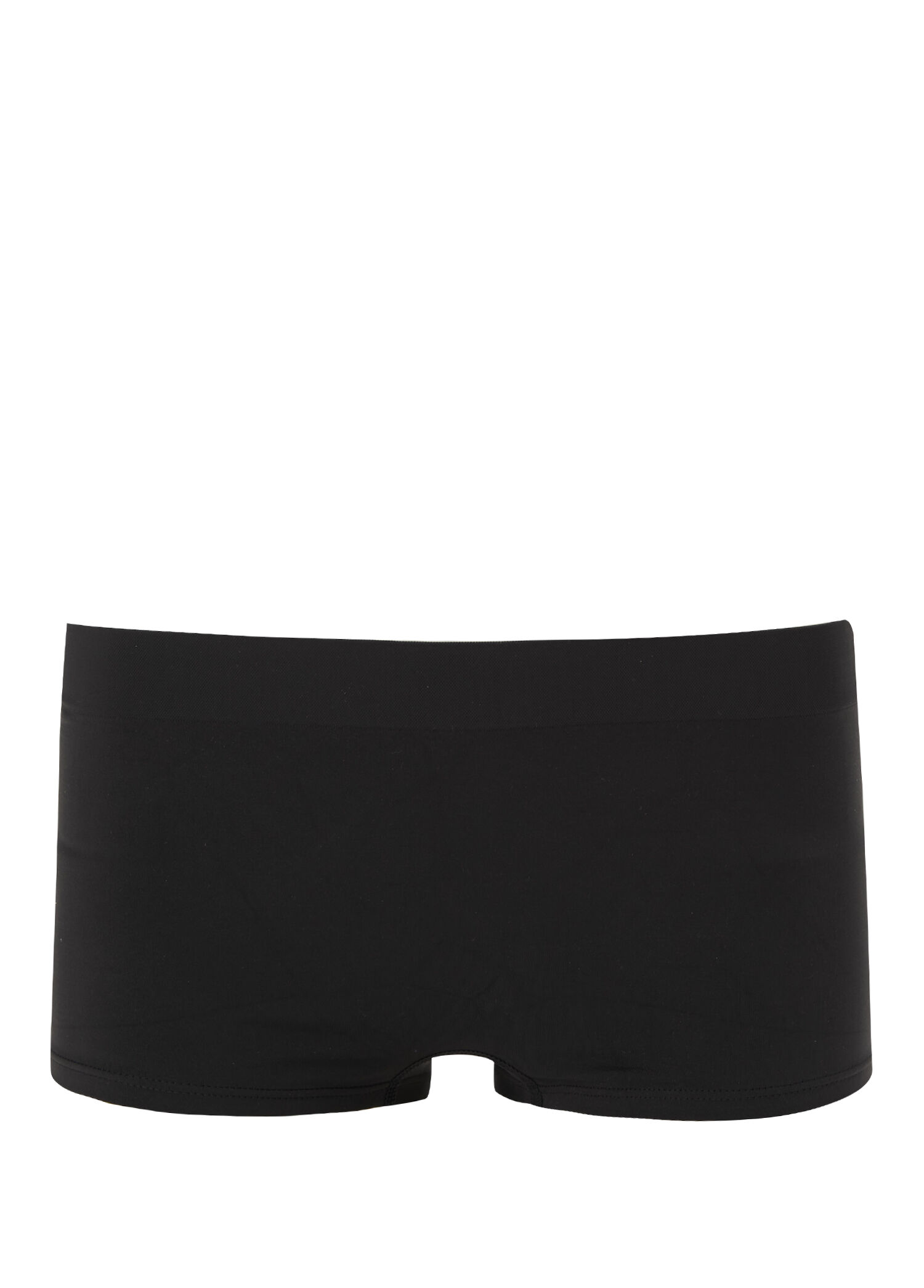 Soft Smoothing Seamless Siyah Kadın Boxer