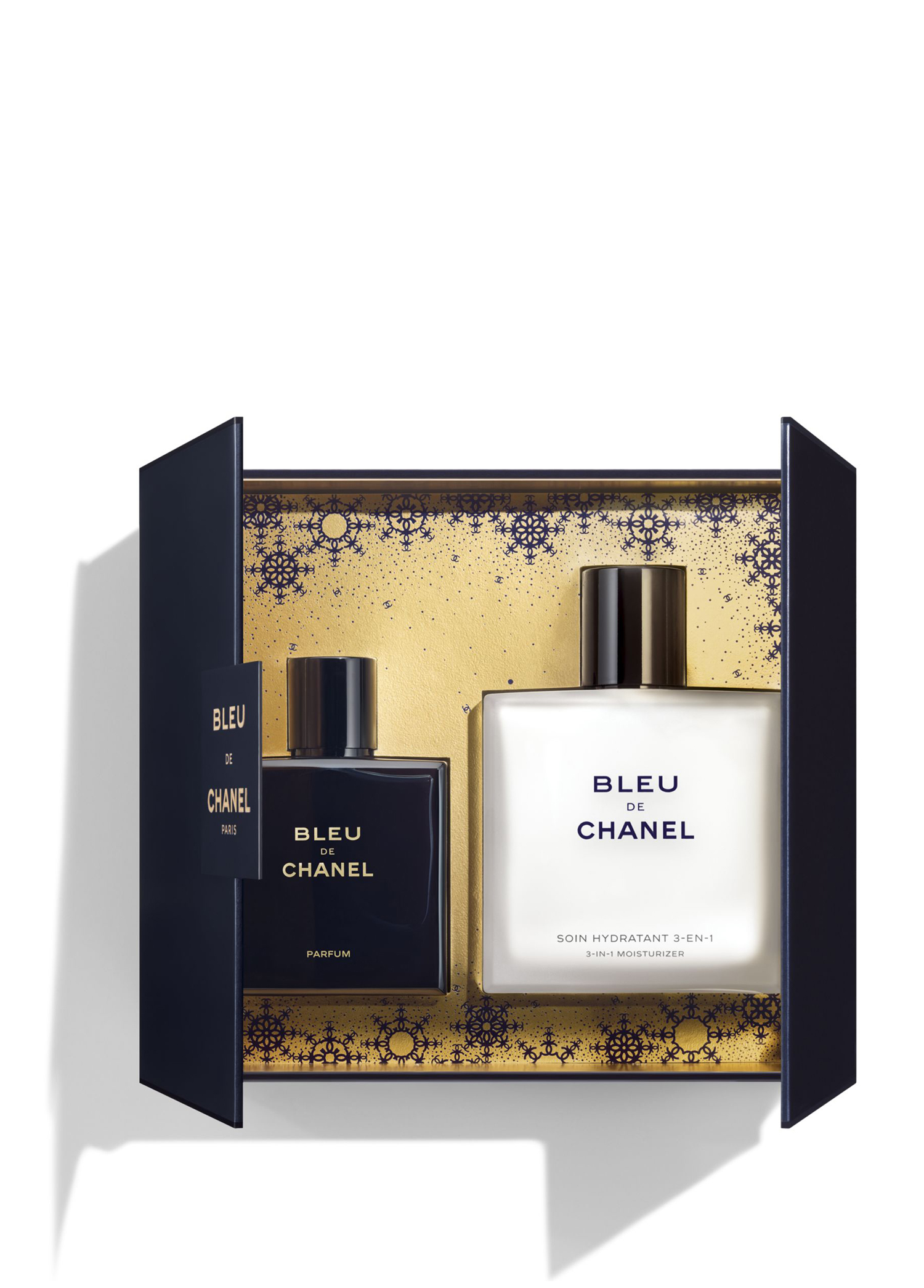 BLEU DE CASE PARFUM 50 ML 3 IN 1 MOISTURIZER 90ML