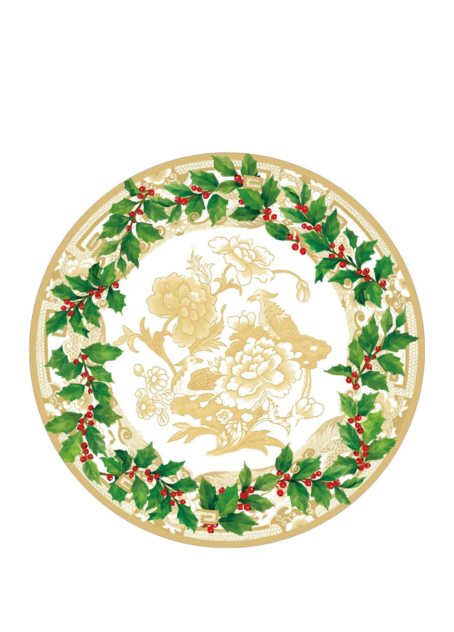 Holly Ceramic Ivory Gold Amerikan Servisi