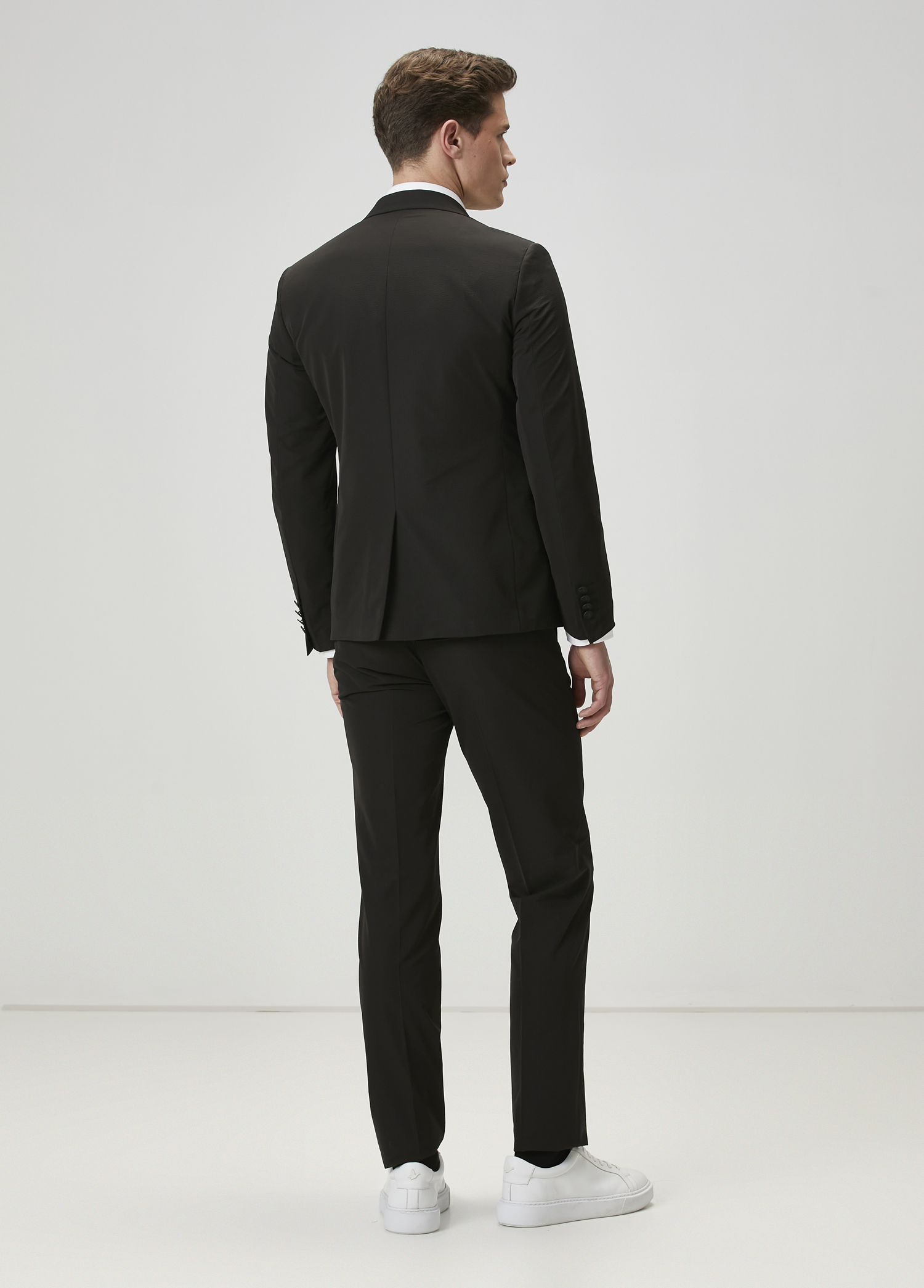 Drop 6 Slim Fit Siyah Takım Elbise_6