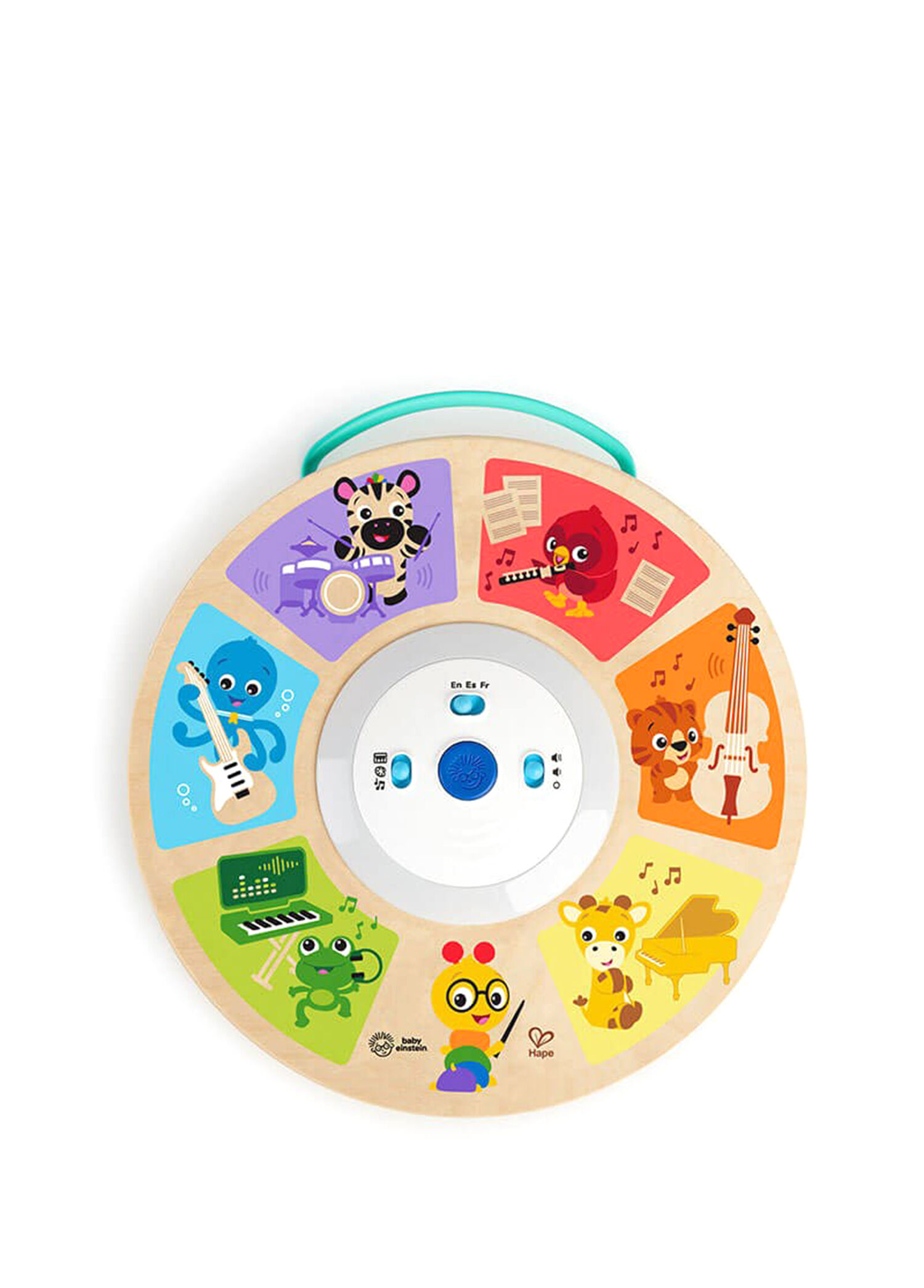 Cal's Smart Sounds Symphony Ahşap Renkli Dokunmatik Aktivite Oyuncağı