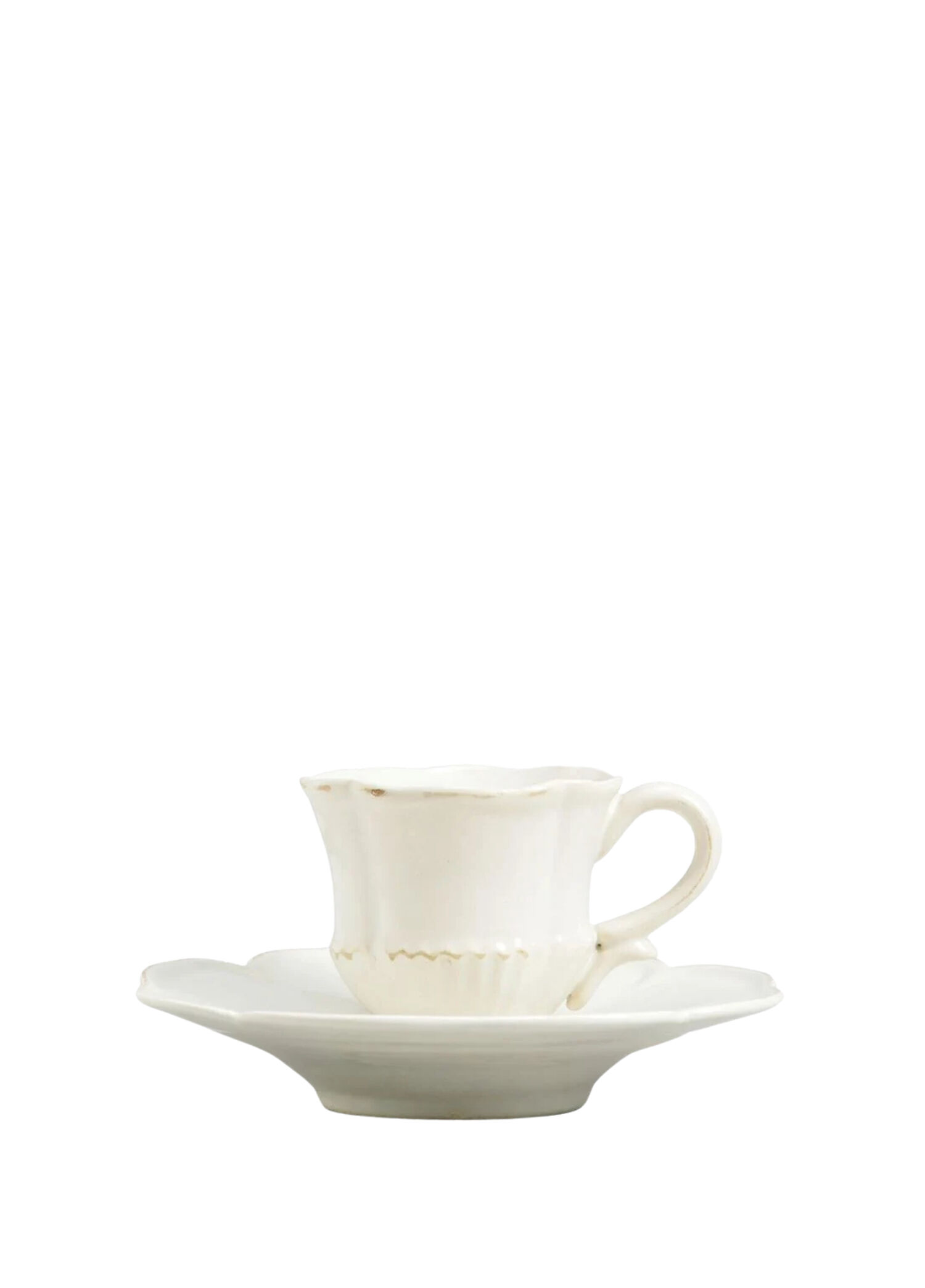 Krem Rengi 6'lı Kahve Fincanı Seti 14 cm