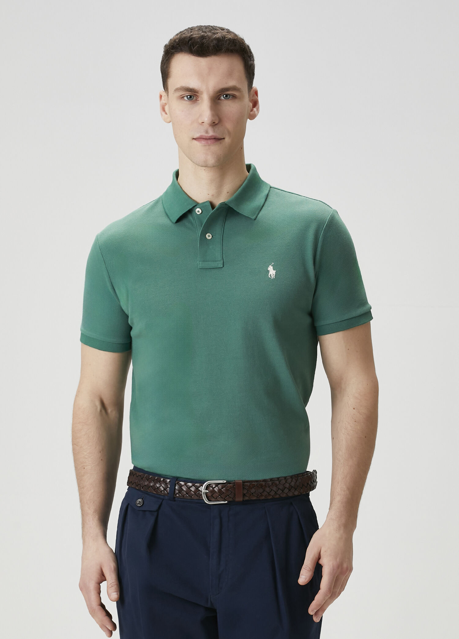 Yeşil Polo Yaka T-shirt